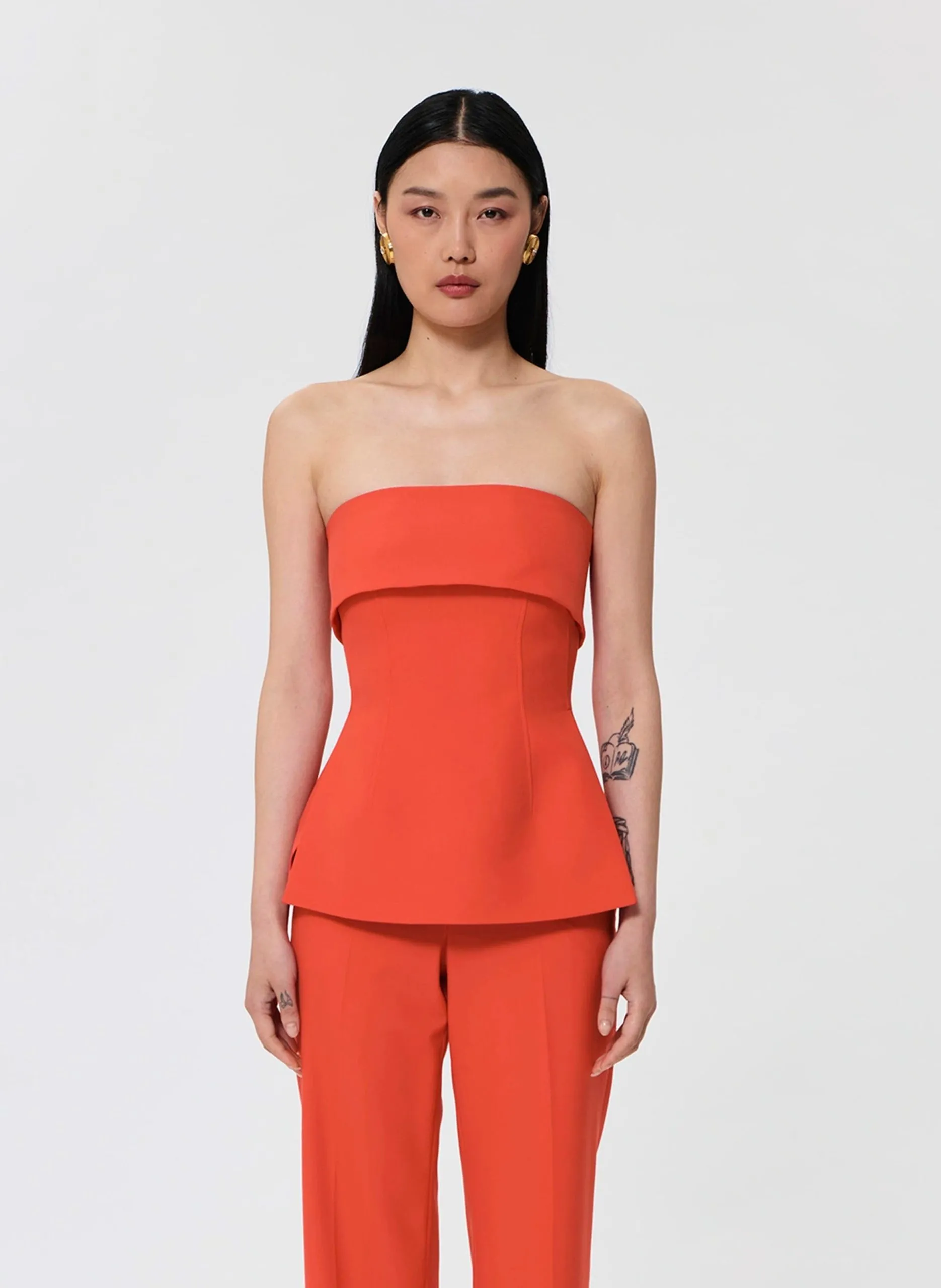 Bustier cintré Rouge TONNIE