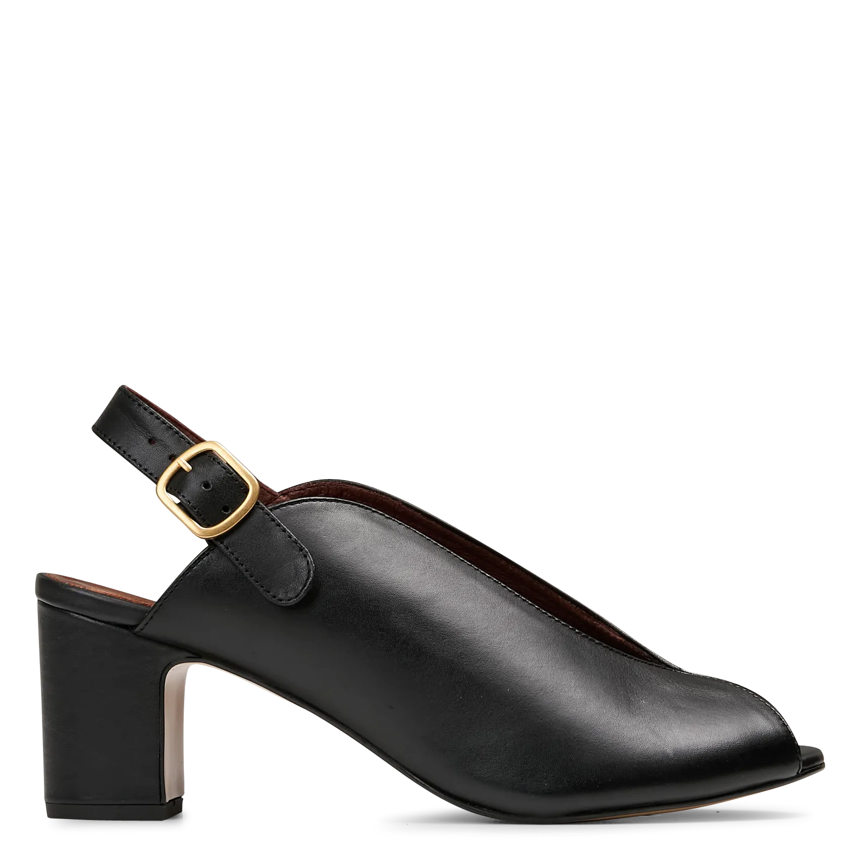 Sandales hautes en cuir Noir TRISIA