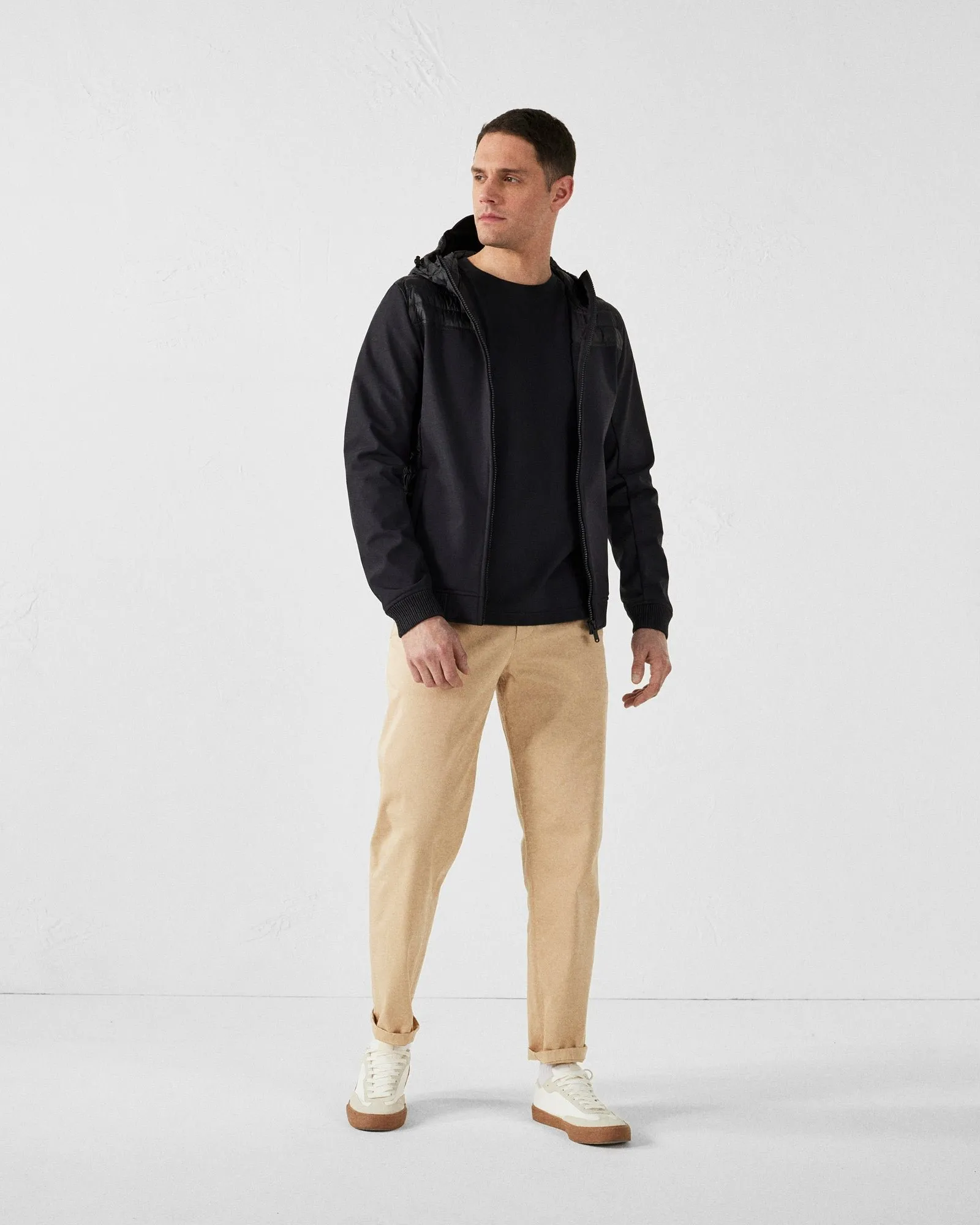 Doudoune bi-matière softshell paco 2.0 Noir