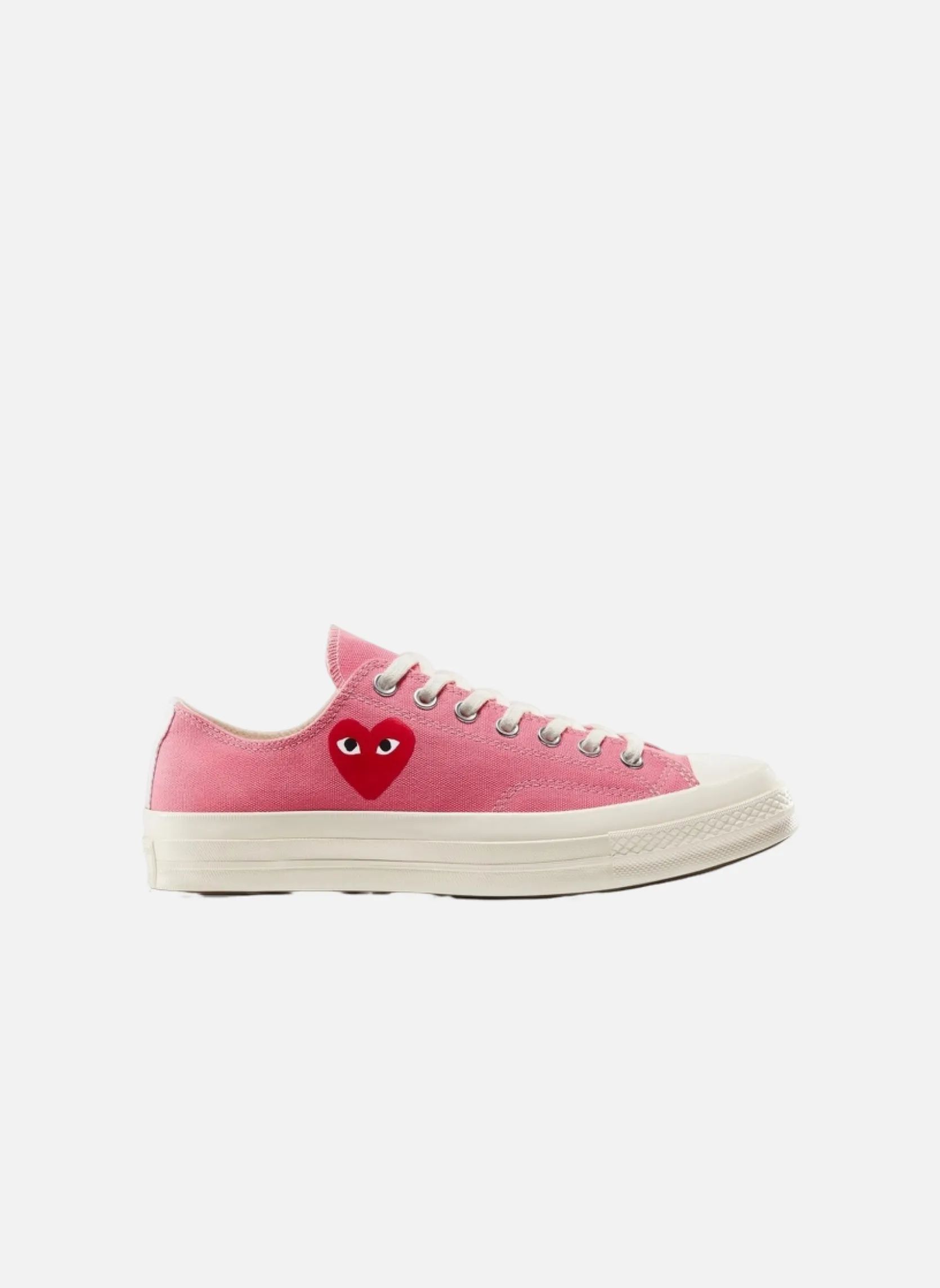Converse comme des garçons rose basse Rouge BRIGHT PINK