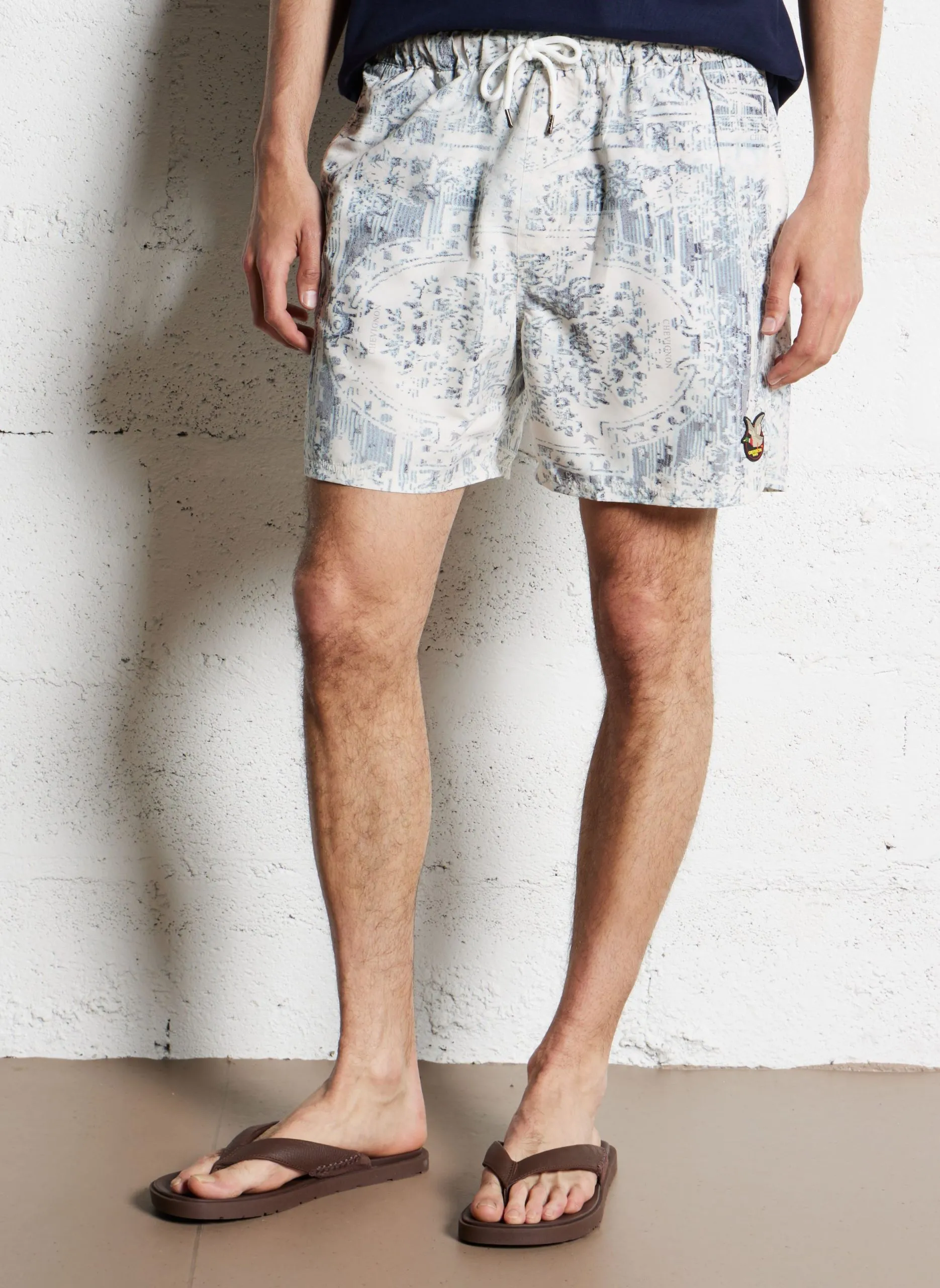 Short de bain droit imprimé Multicolore DUCK