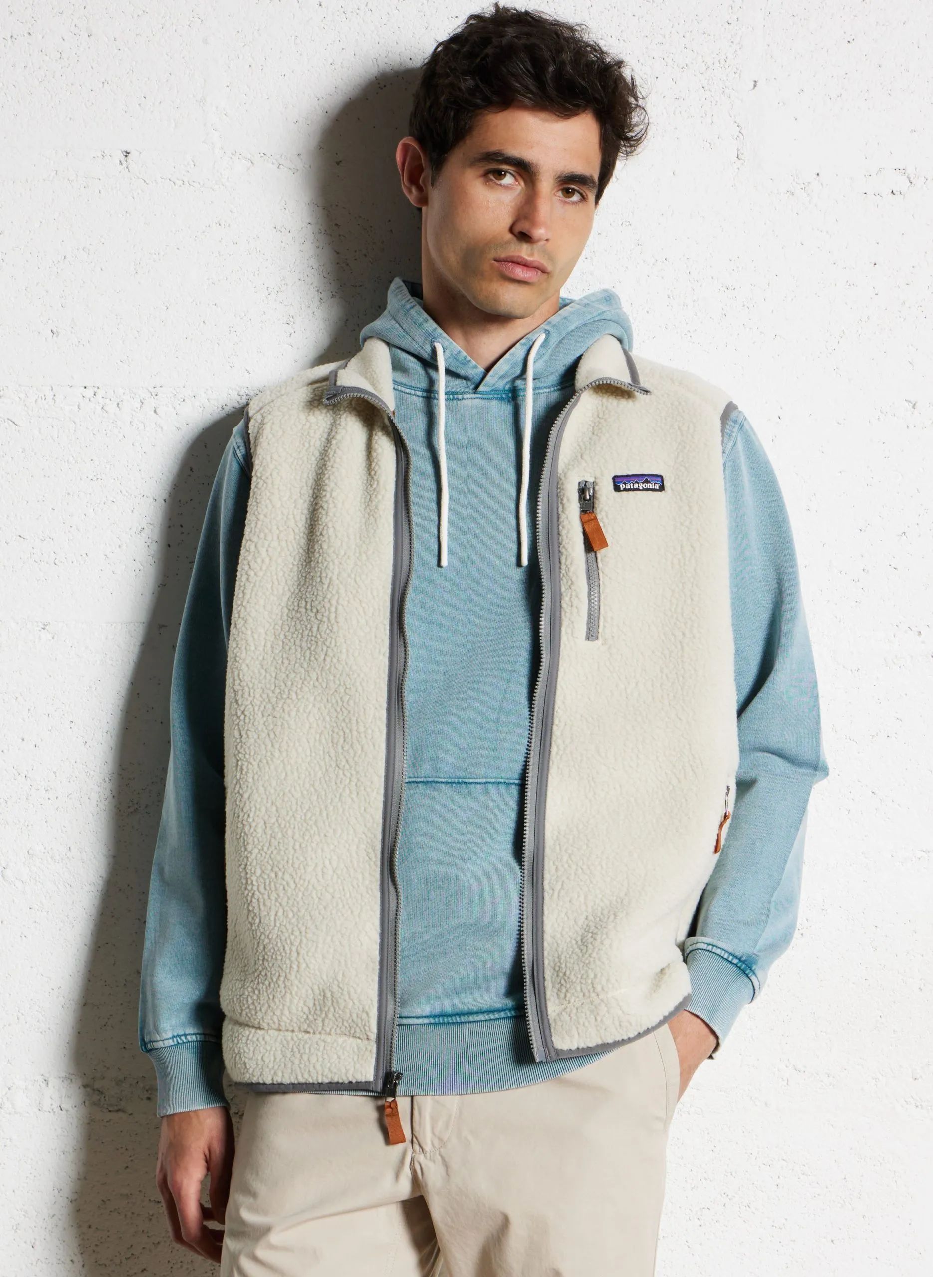 Polaire sans manches Beige