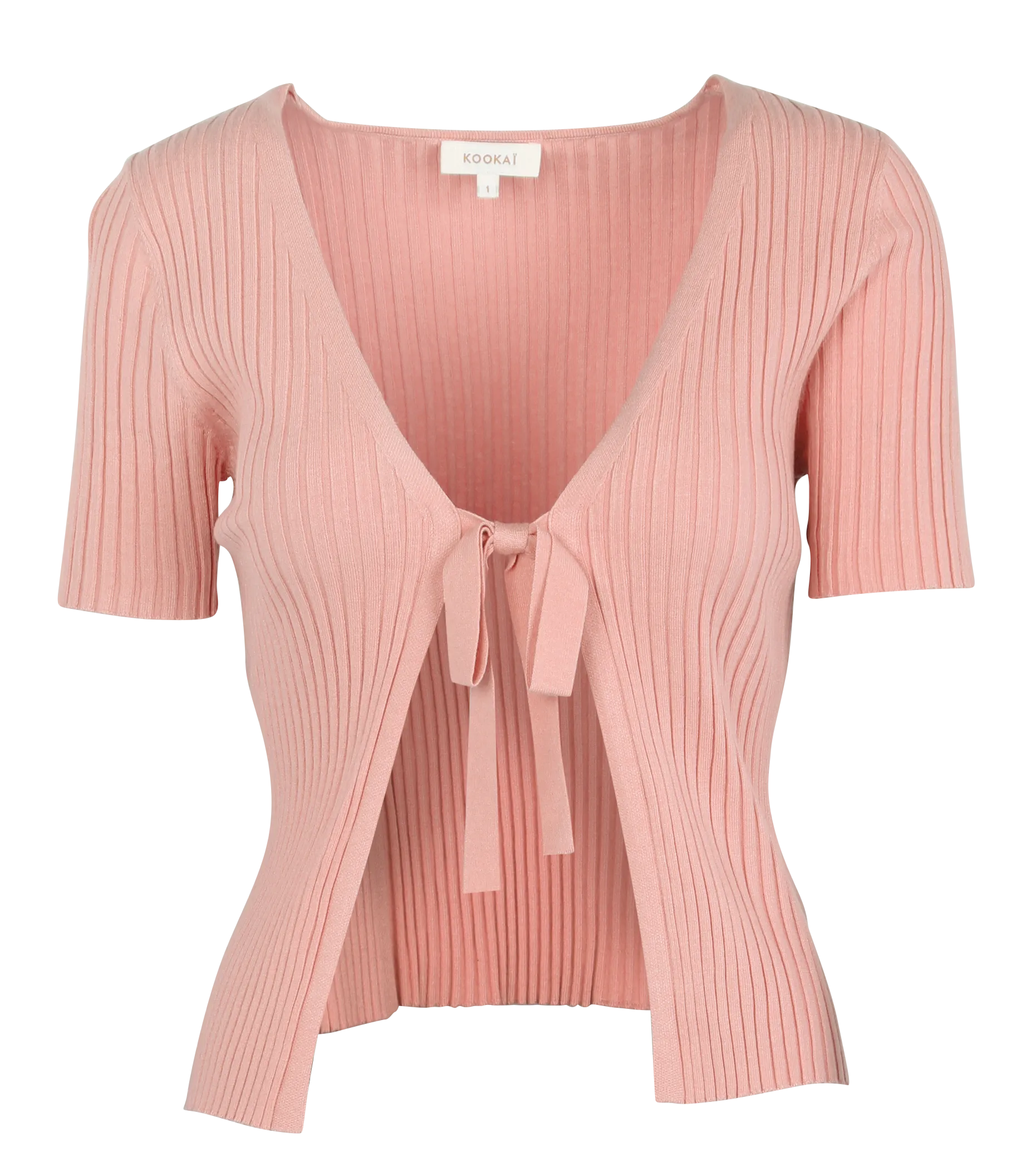 Gilet col V Rose ABBY