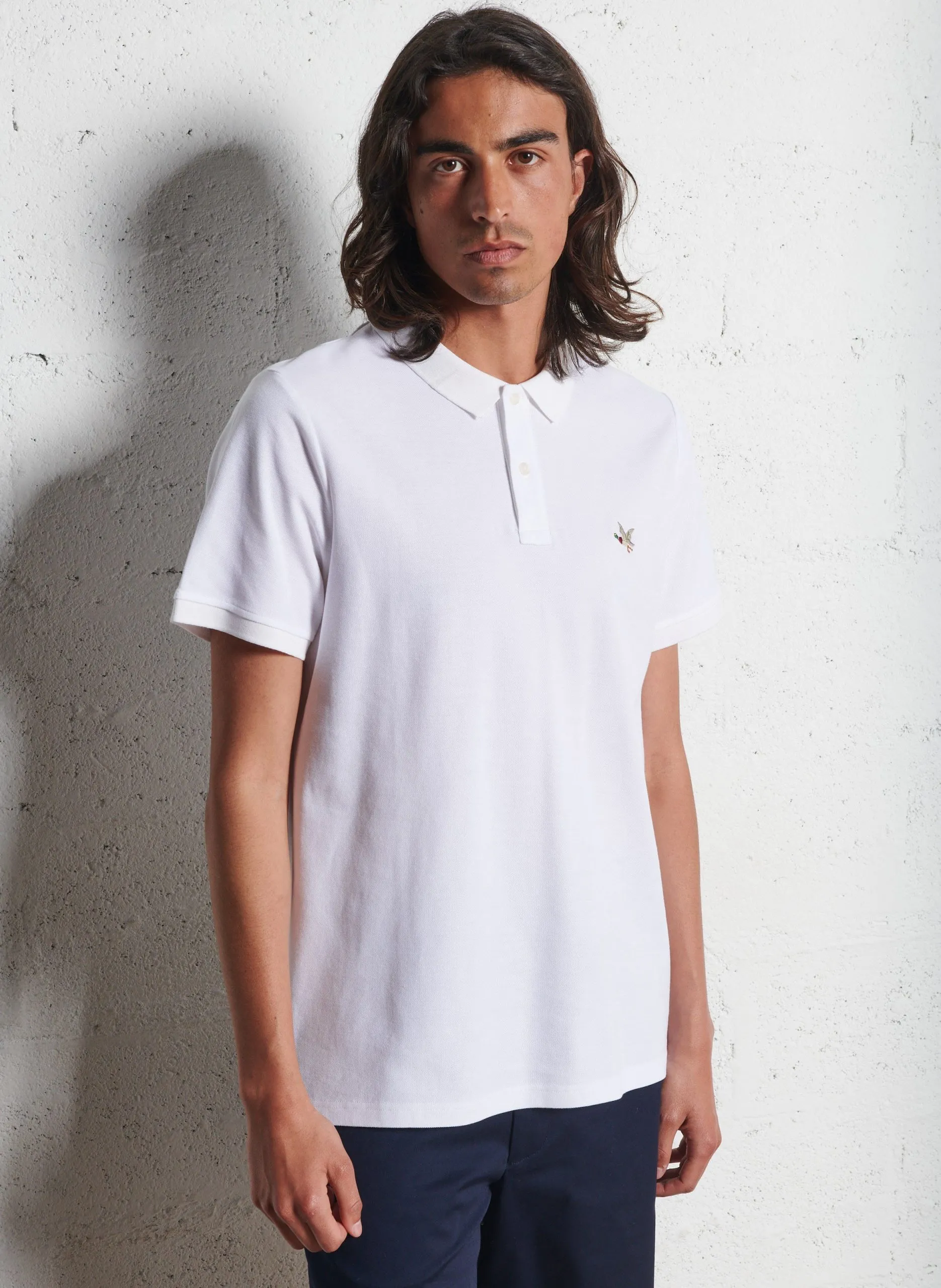 Polo regular-fit en coton Blanc TOGS