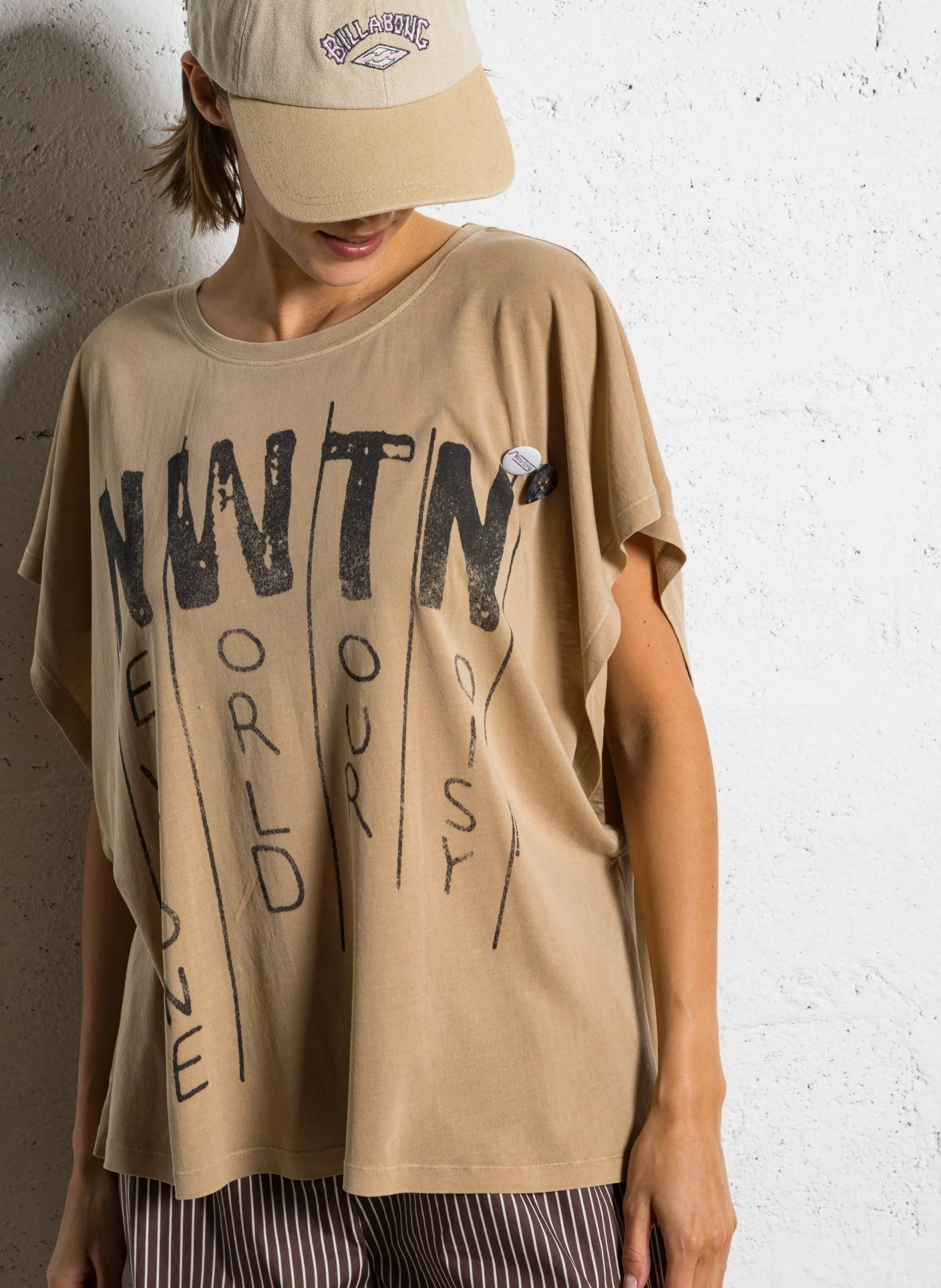 Tee-shirt col rond Vert JANET NOISY