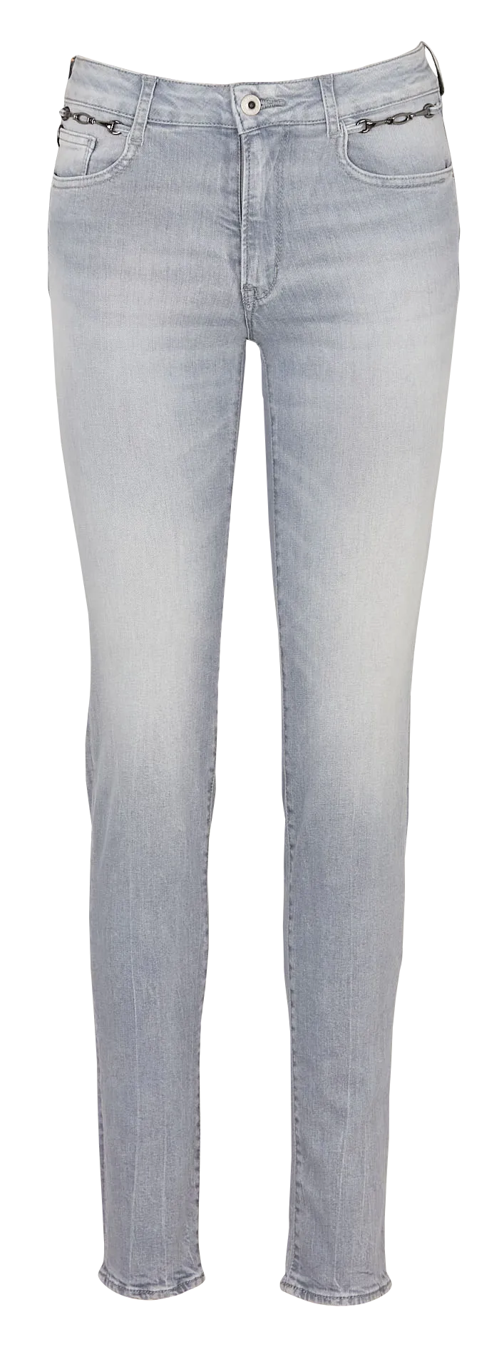 Jean slim en coton mélangé Gris ILION