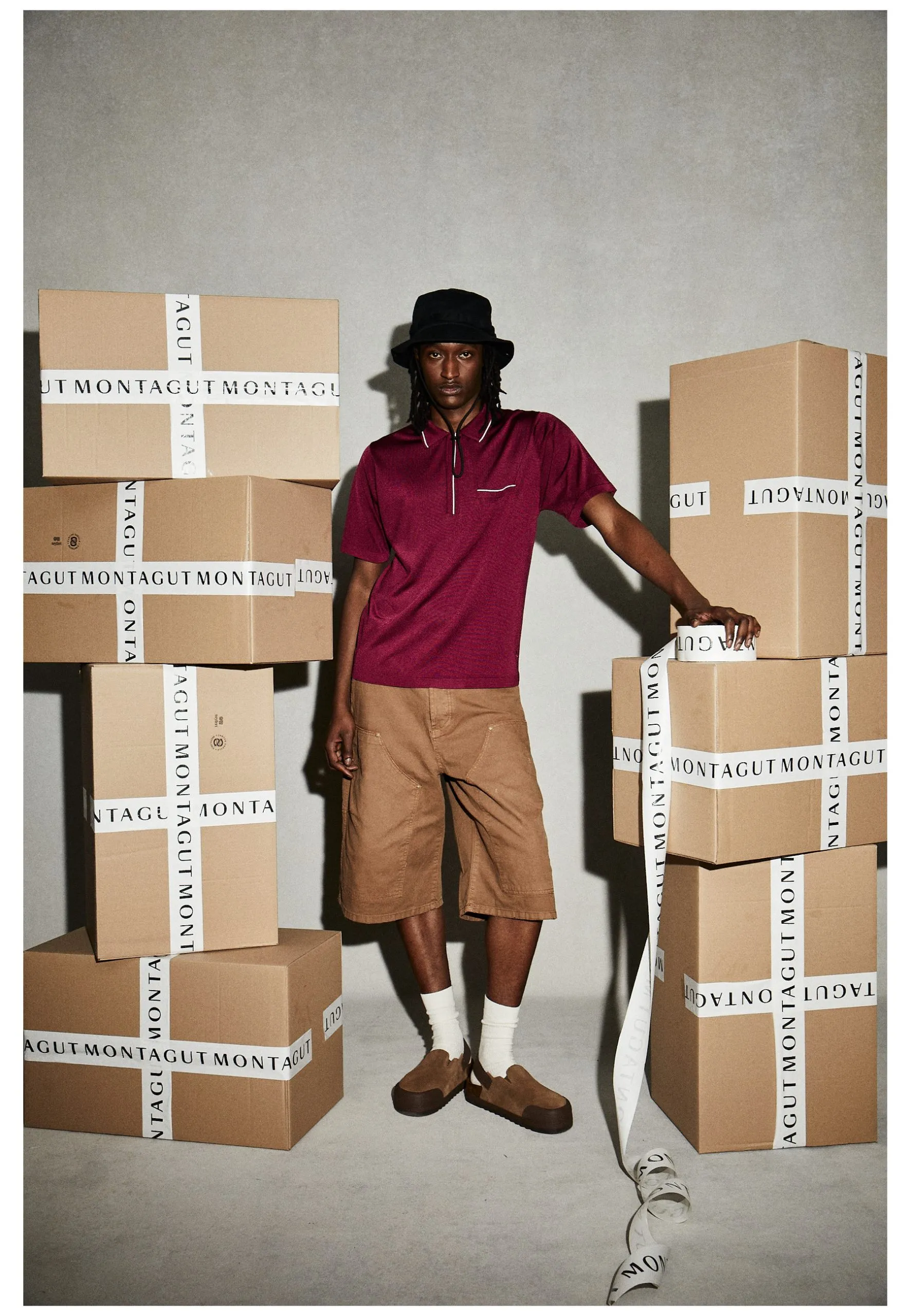 Polo en fil lumière Rouge MONTAYANG