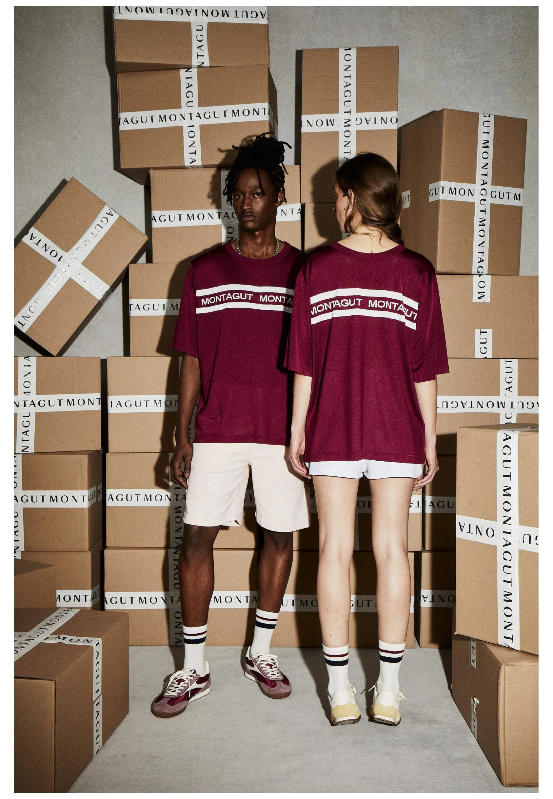 T-shirt en fil lumière Rouge MORRIS