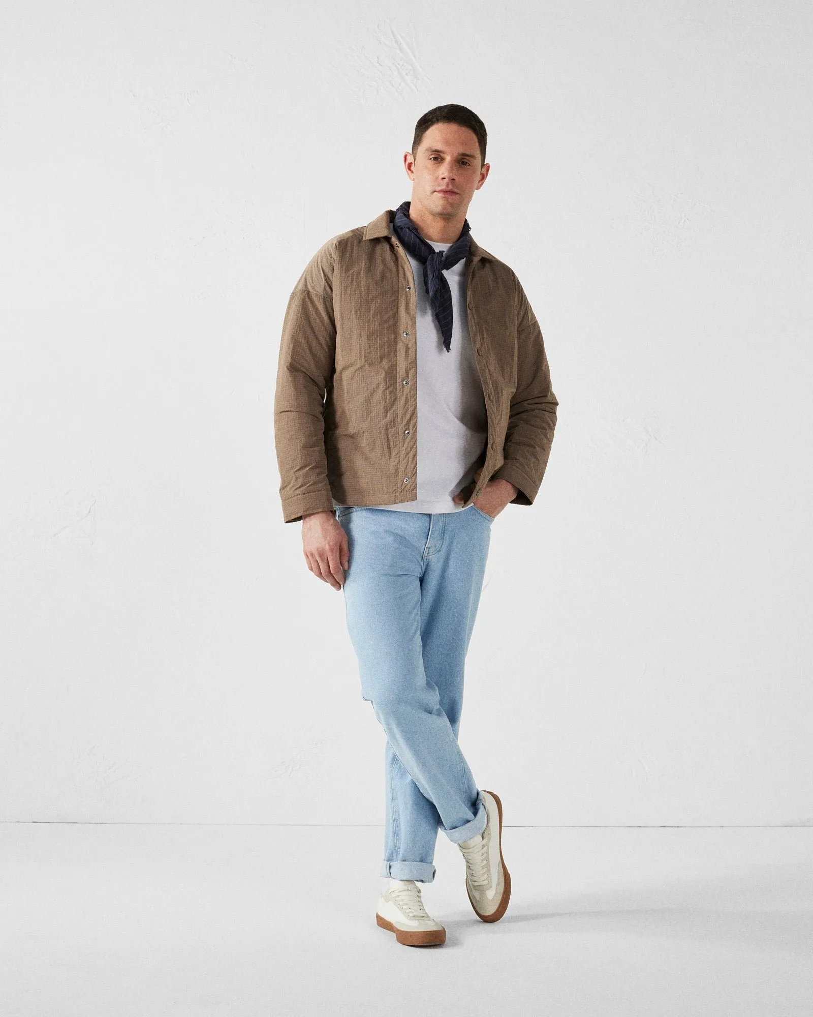 Veste surchemise ultralight jeremy Marron