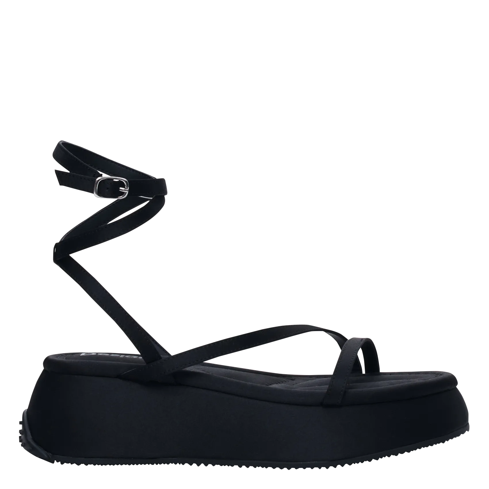Sandales à plateforme Noir
