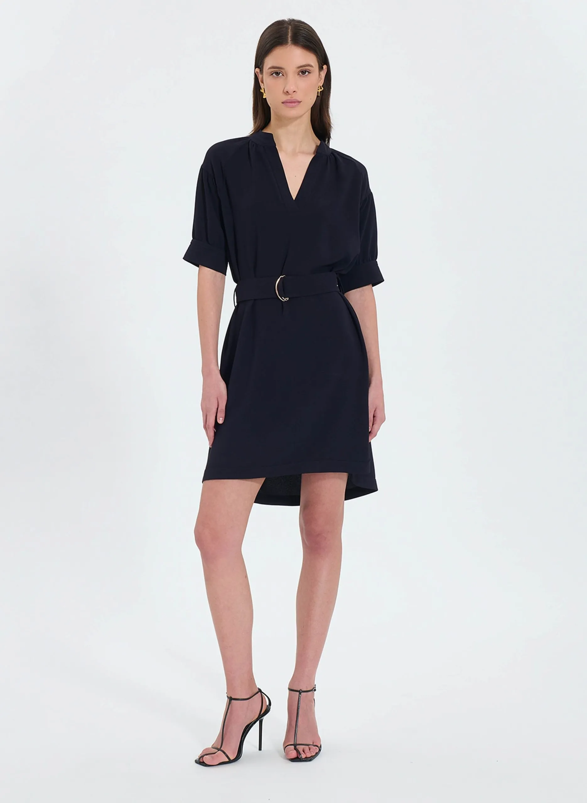 Robe courte Bleu RAMBRIDGE