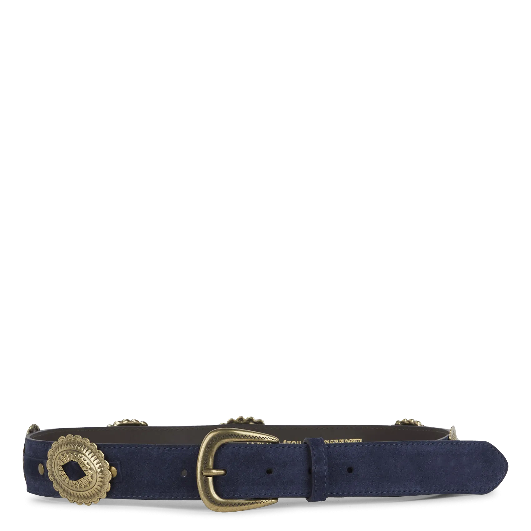 Ceinture en cuir Bleu ALICIA