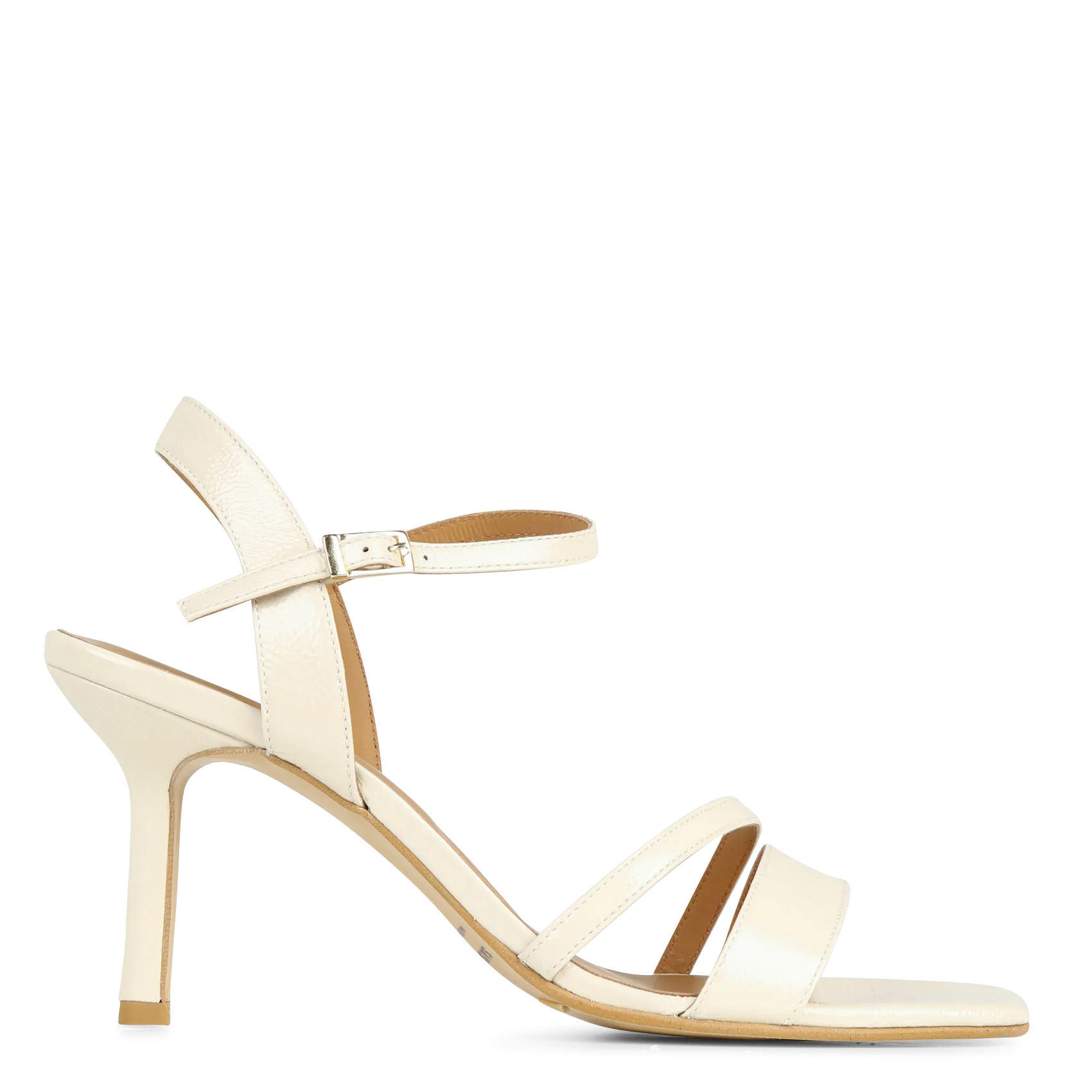 Sandales à talon en cuir Bleu