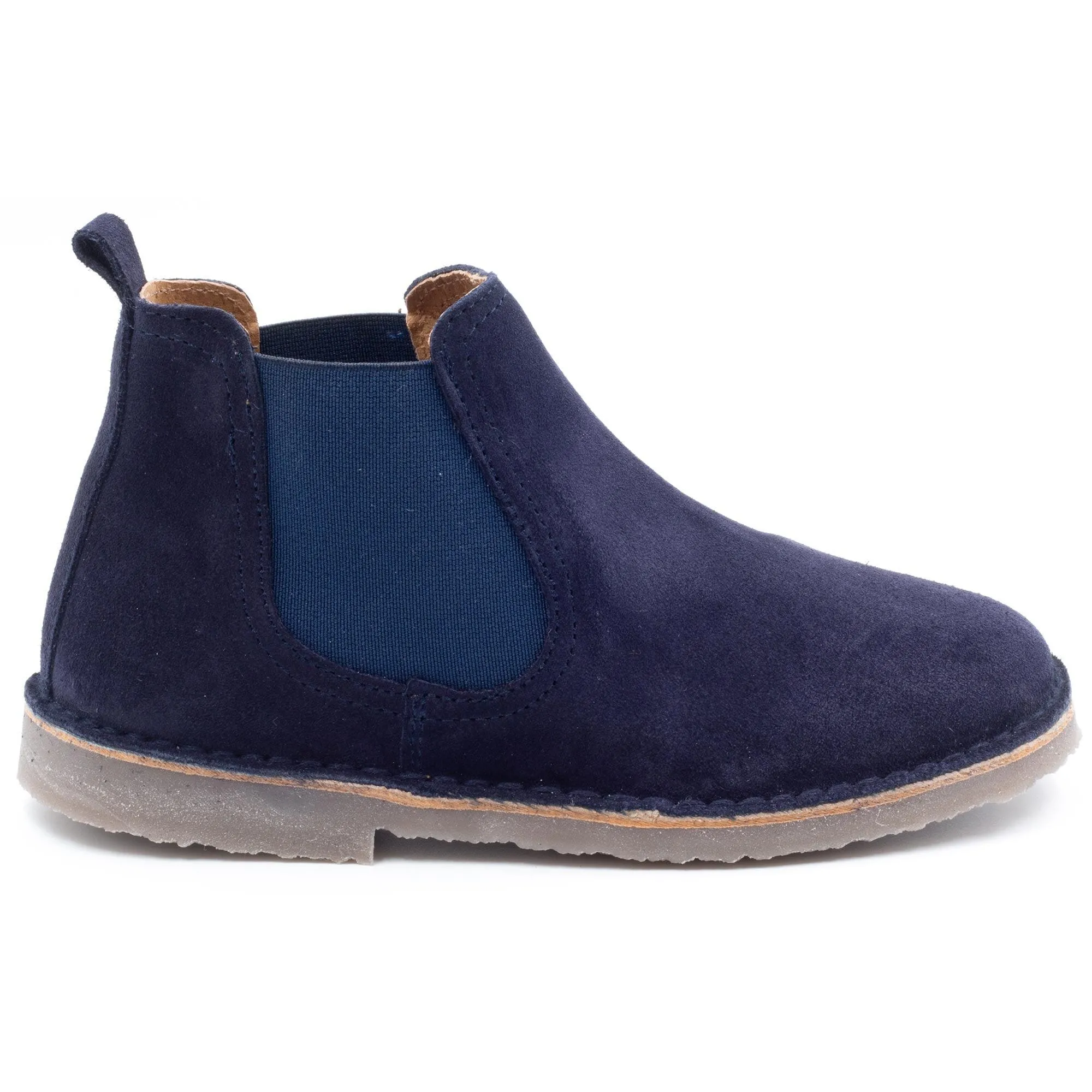 Boots enfant en daim Bleu BONI BENOIT