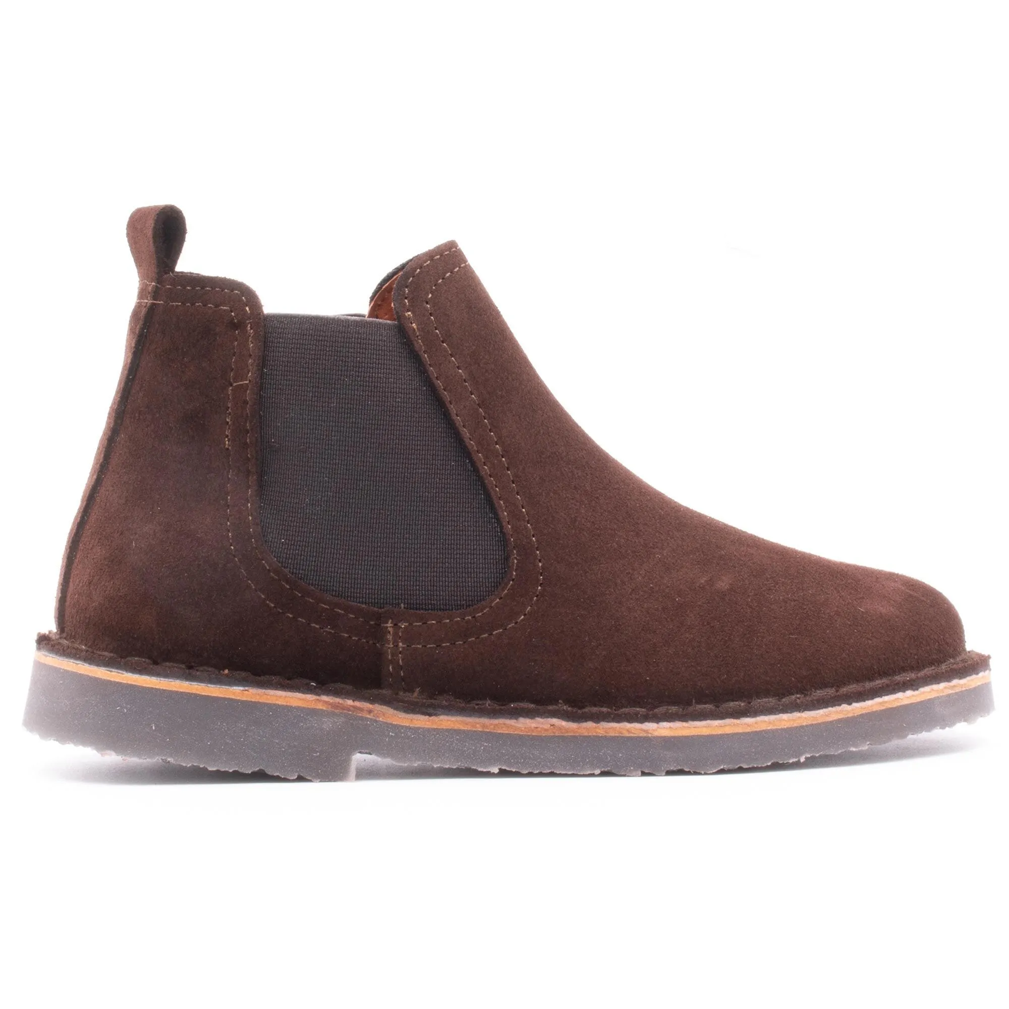 Boots enfant en daim Marron BONI BENOIT