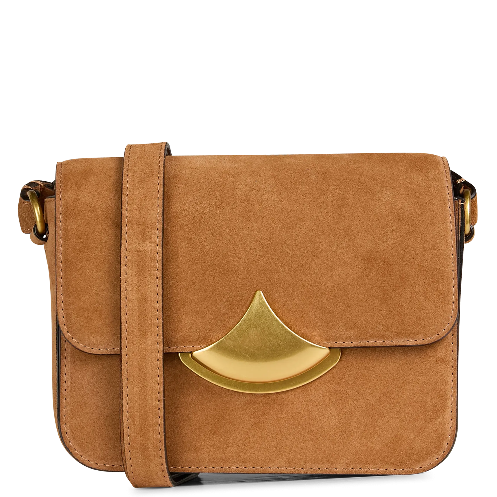 Sac bandoulière en cuir Beige DIVILUZ MIMO