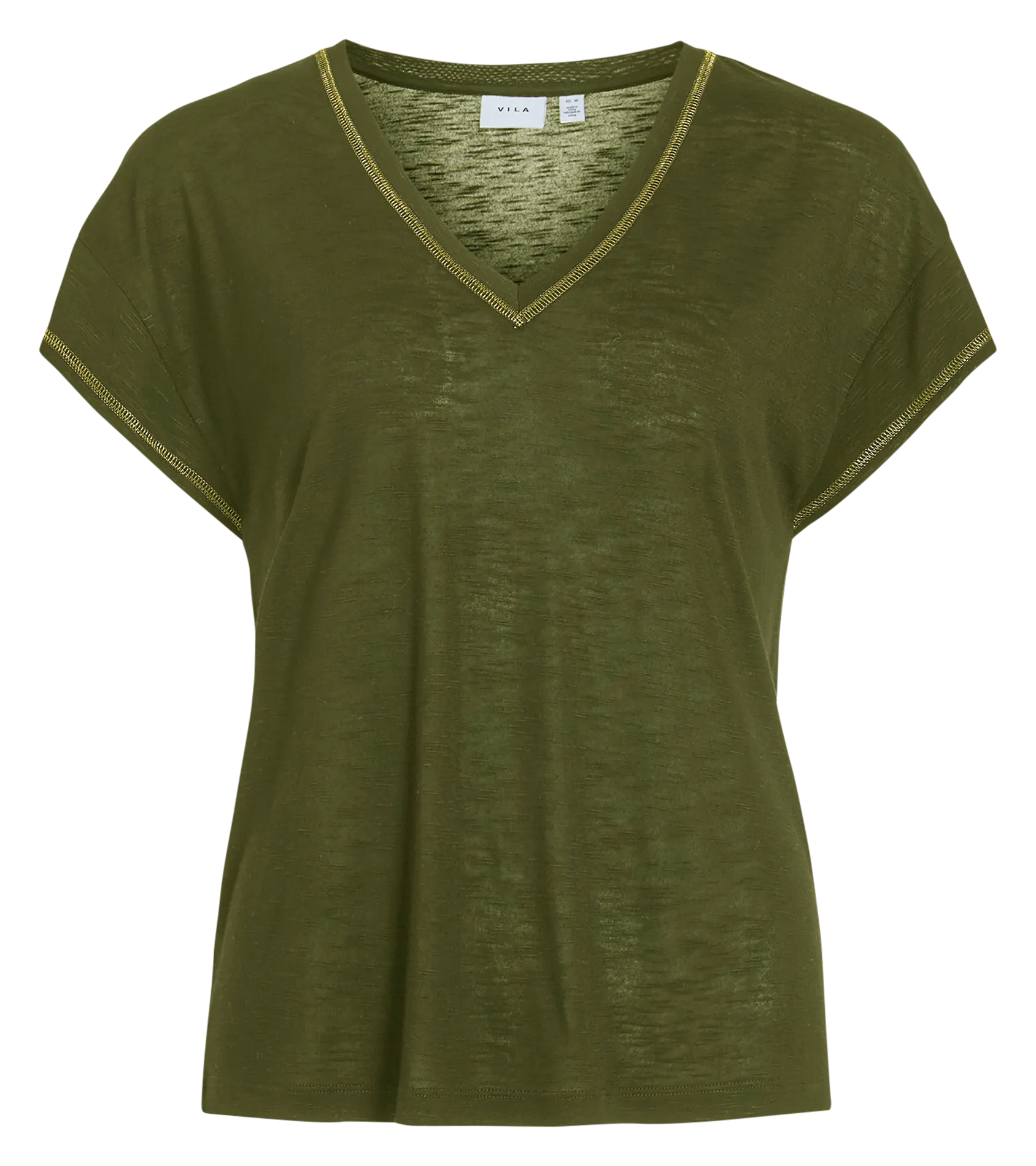 Tee-shirt droit Vert