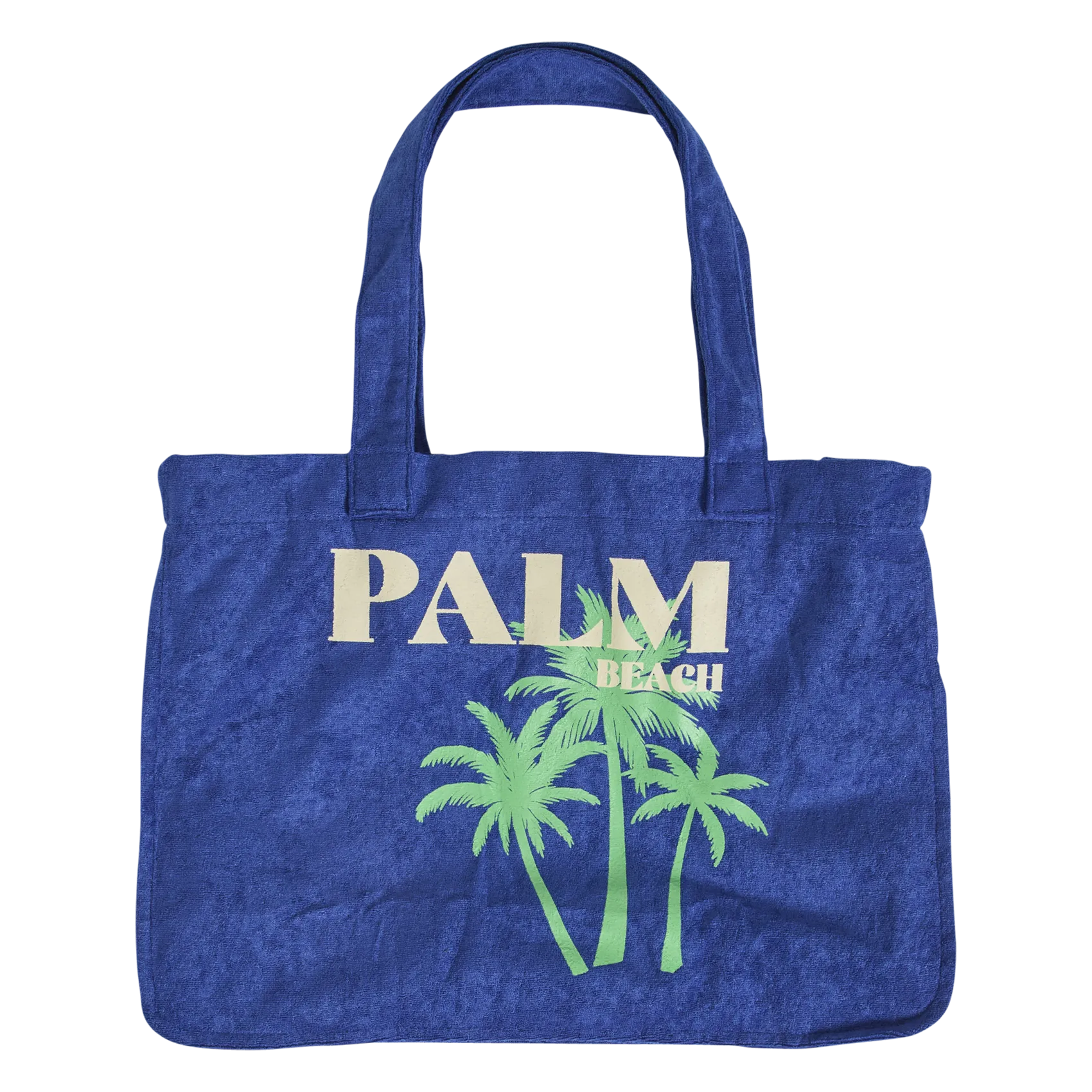 Tote bag en coton mélangé Bleu