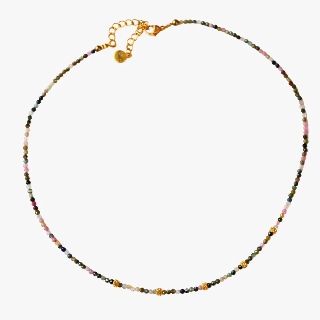 Collier tourmaline Multicolore PUNARJANM