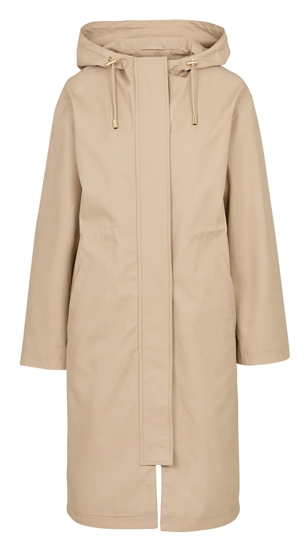 Imperméable droit en coton Beige TEXAS