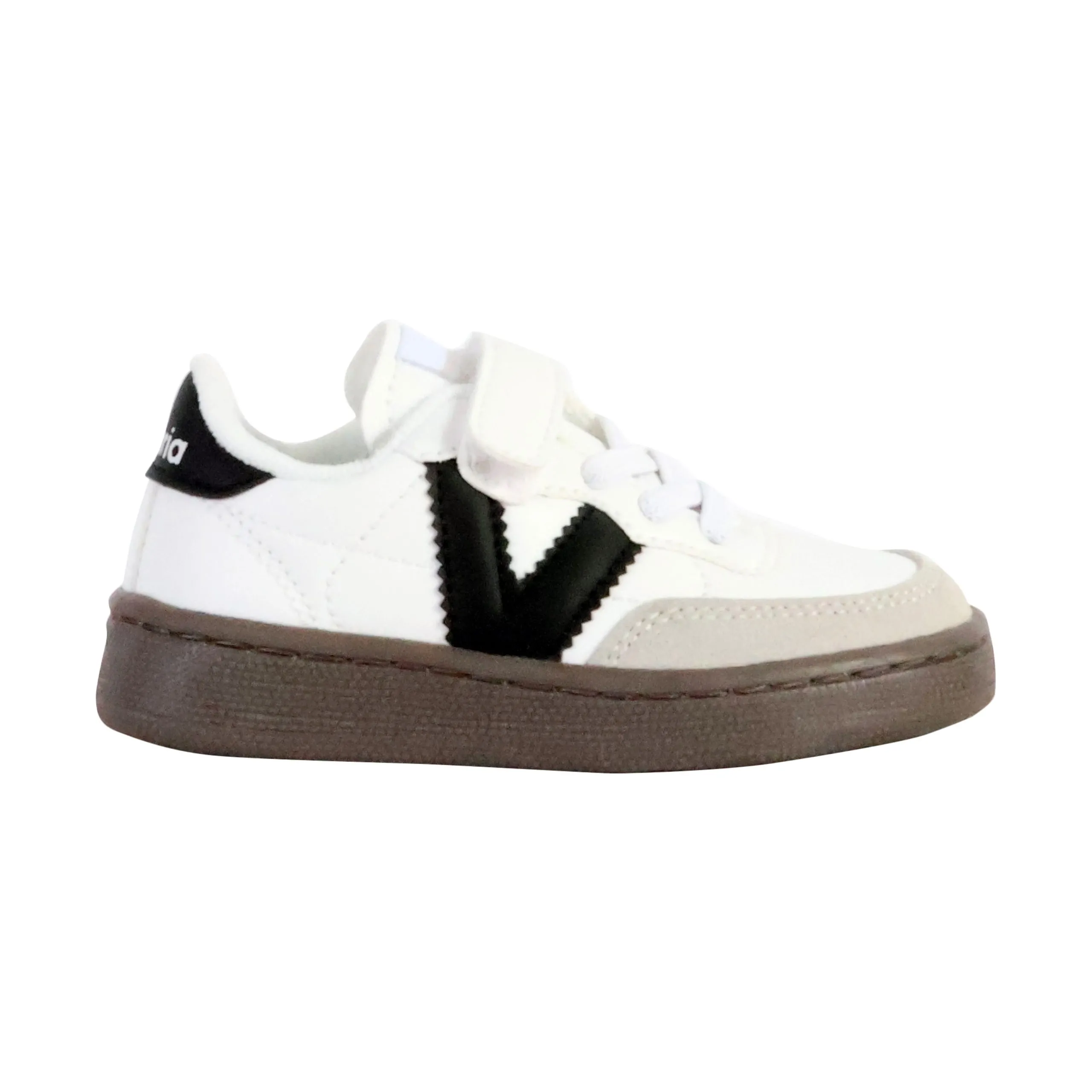 Basket enfant à scratches Noir