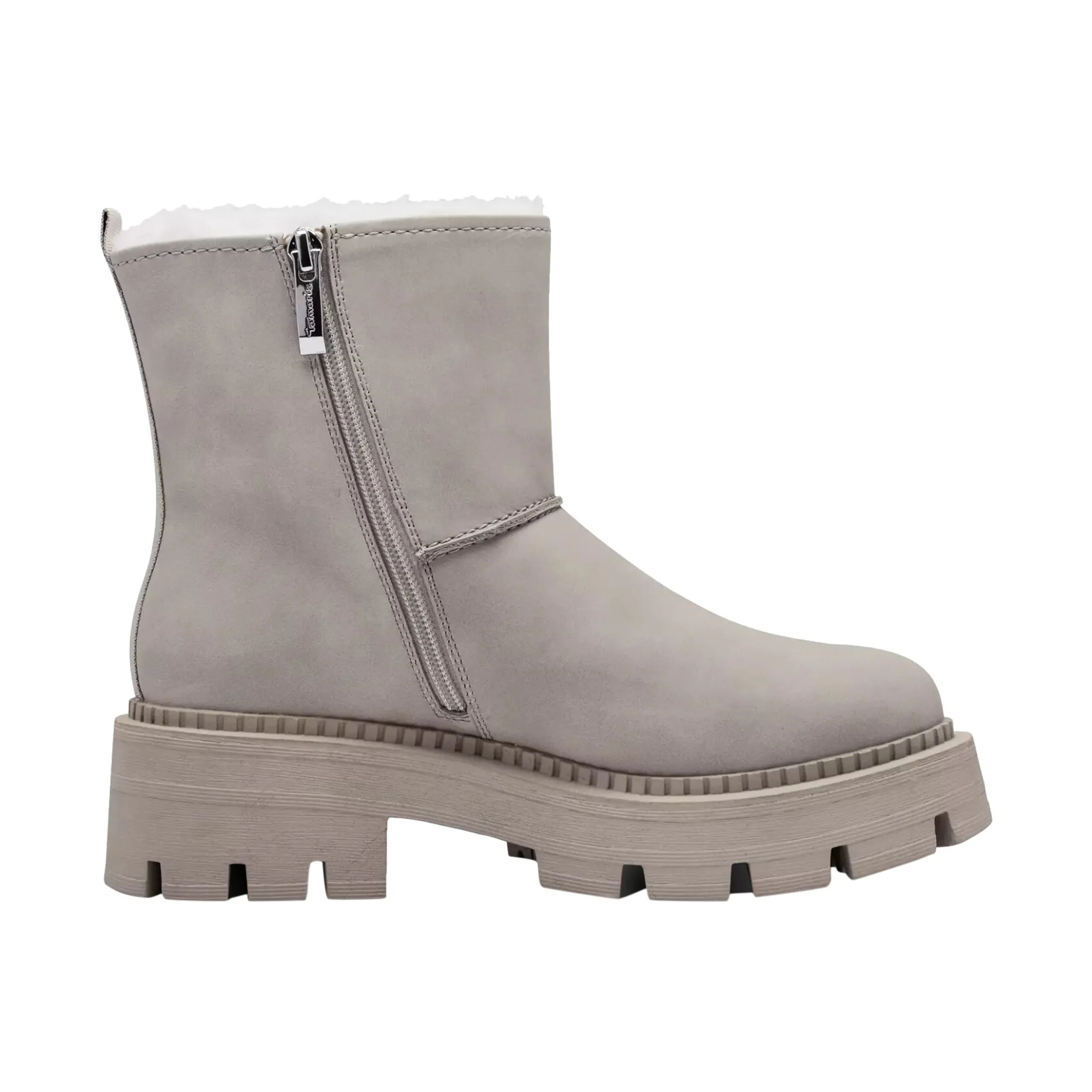 Bottines à zip Noir