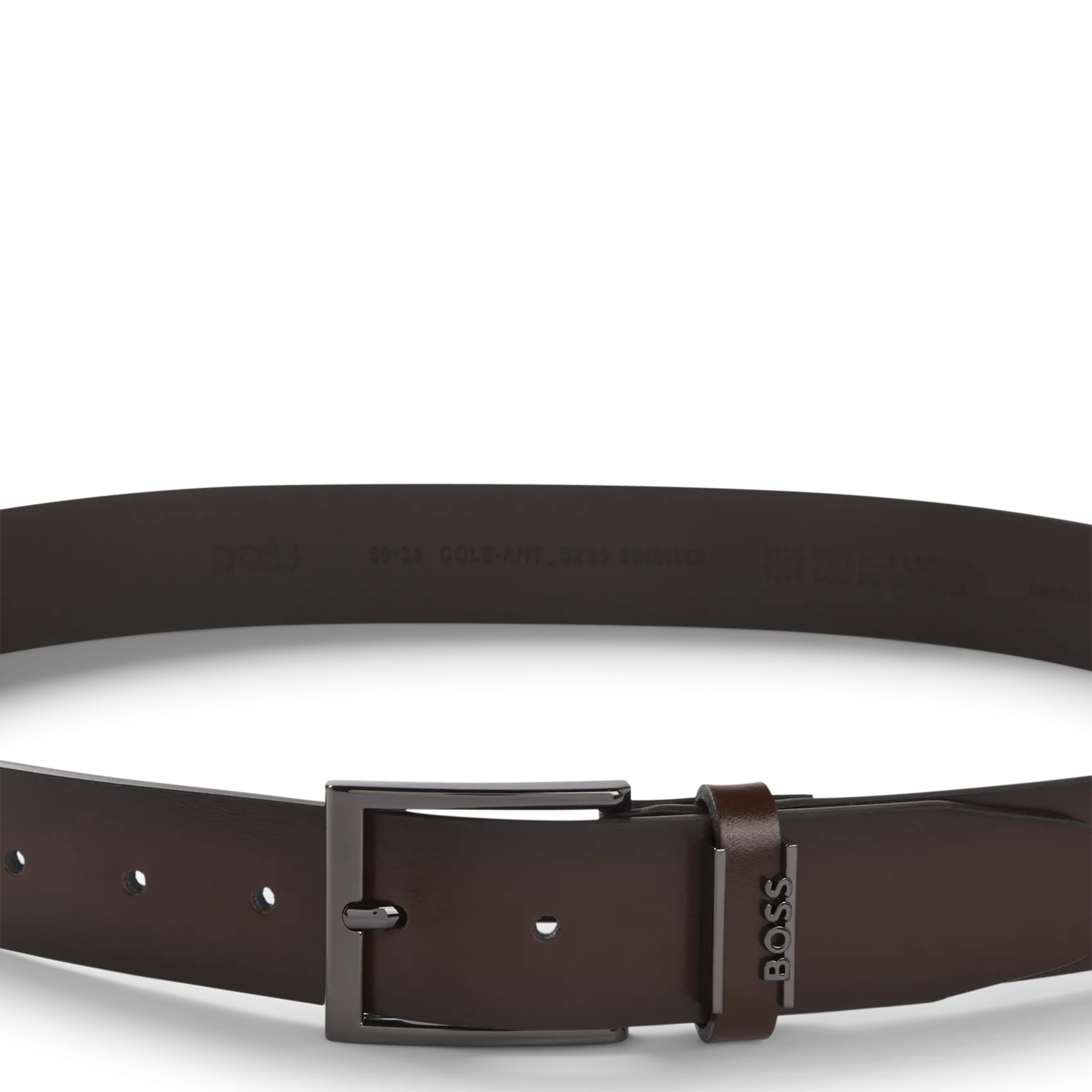 Ceinture en cuir de vache Marron