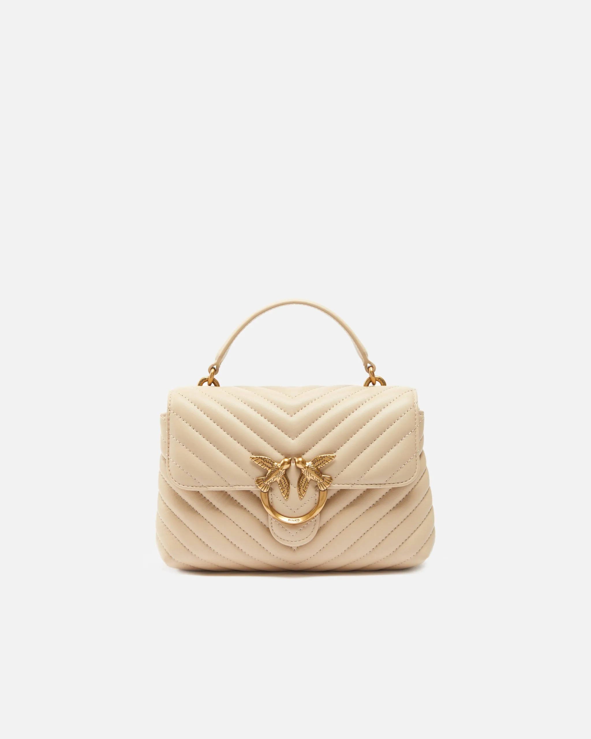 Mini lady love bag puff Beige