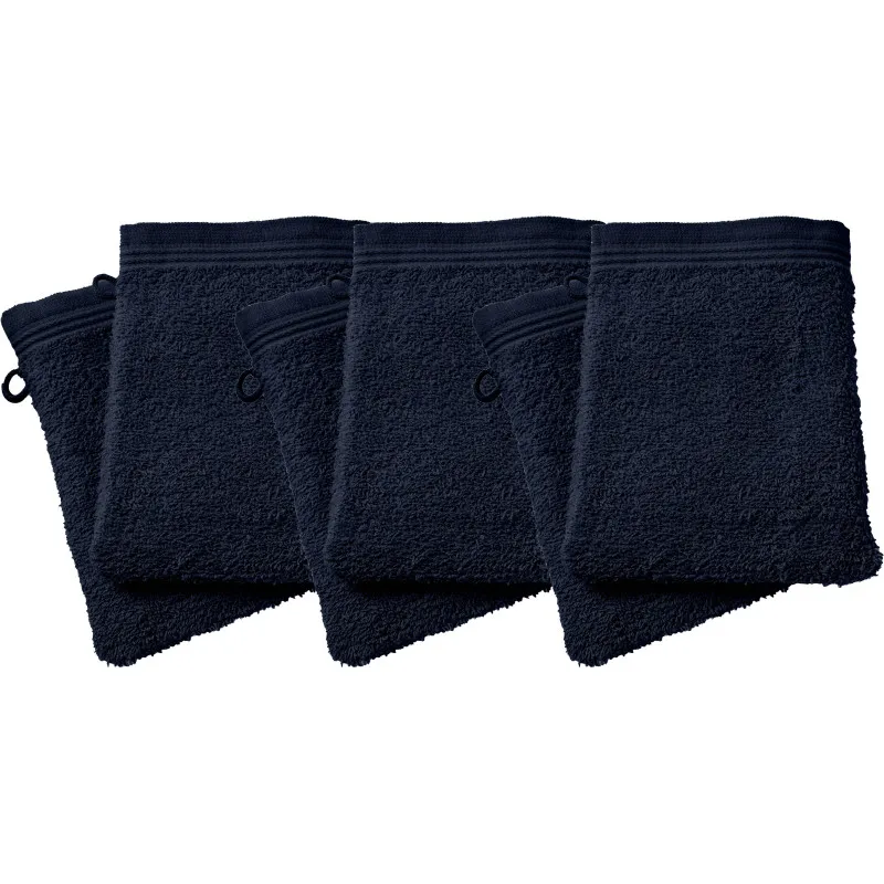 Lot de 2 gants de toilette Bleu