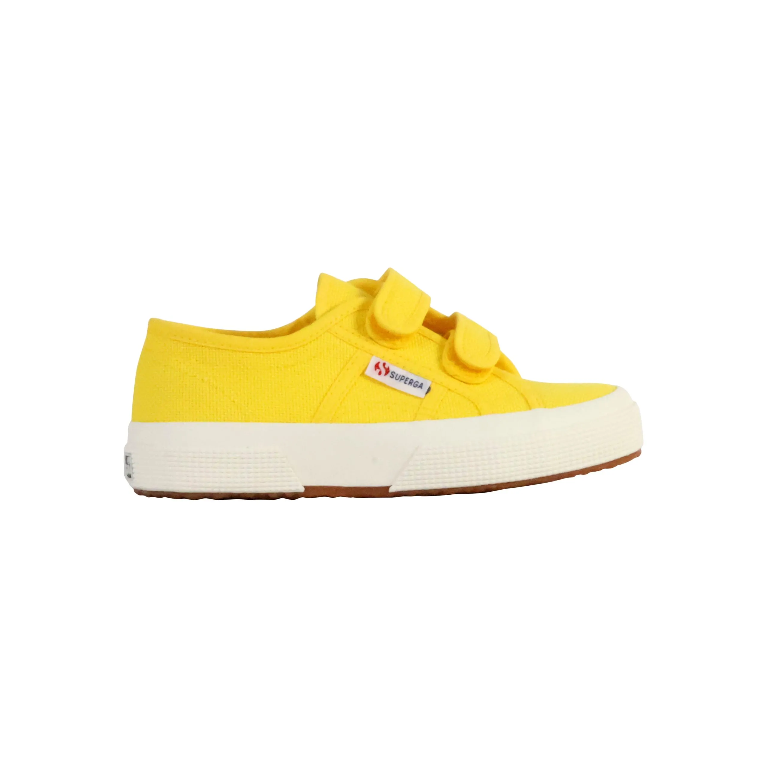 Basket superga enfant cotjstrap classic Jaune
