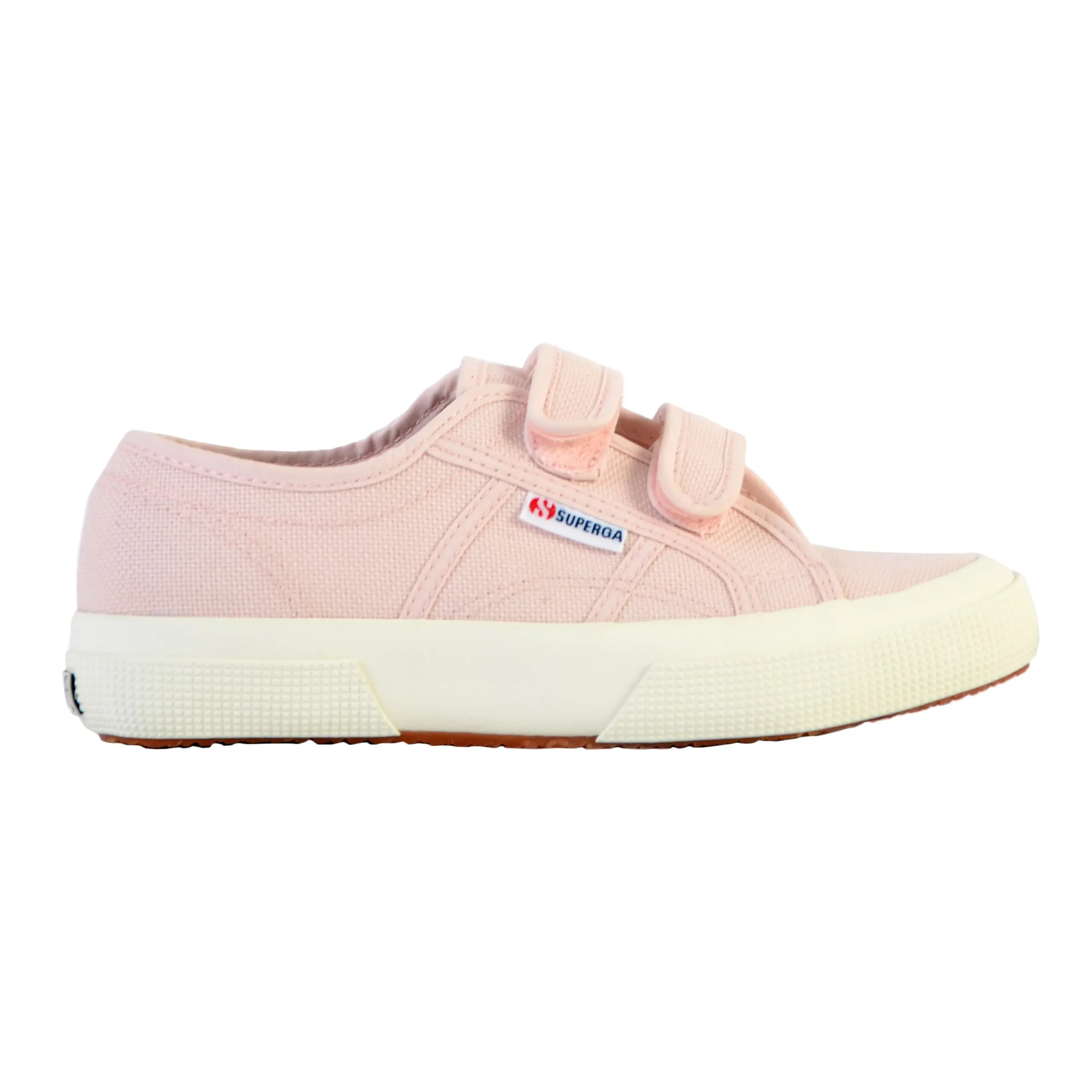 Basket superga enfant cotjstrap classic Rose