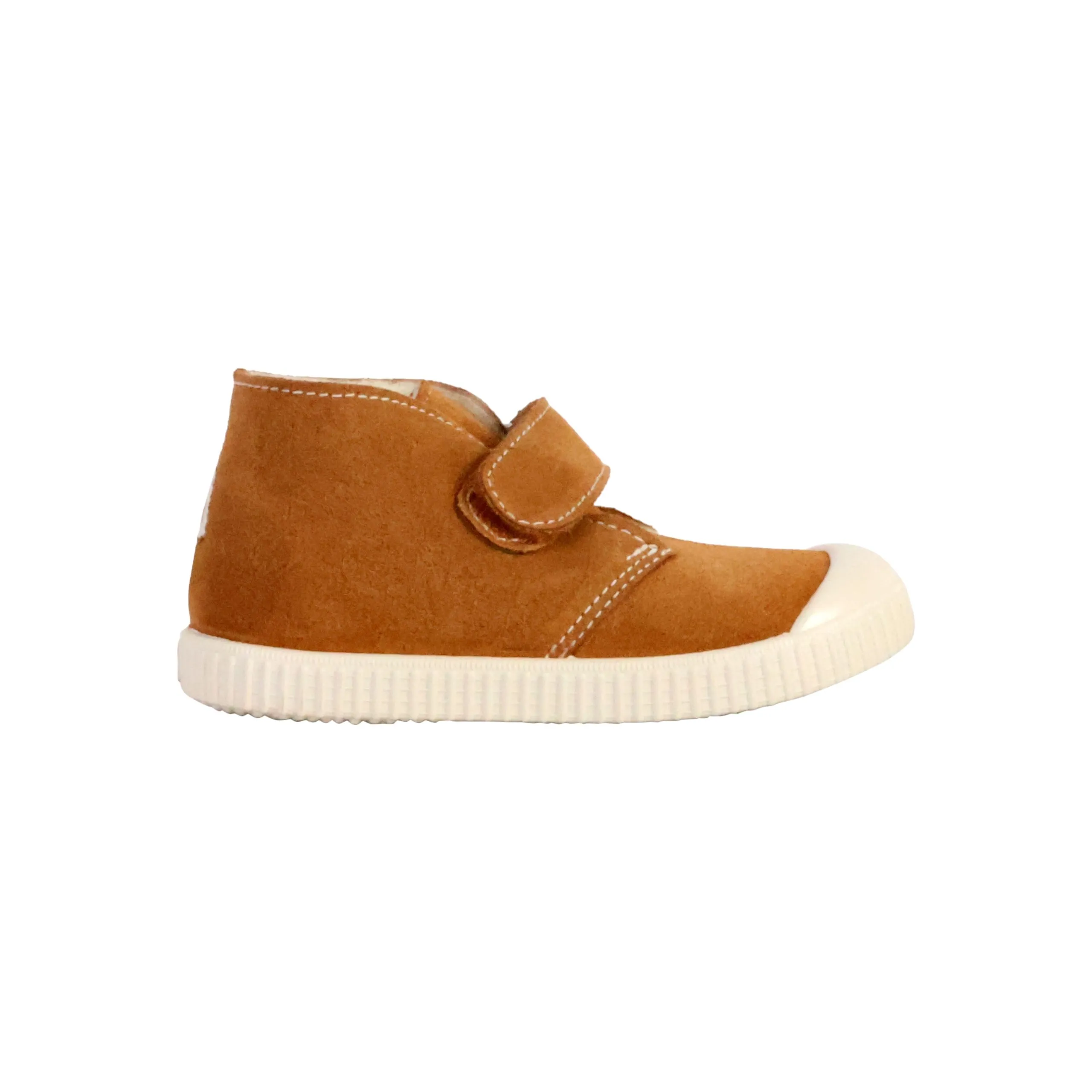 Basket cuir enfant Marron