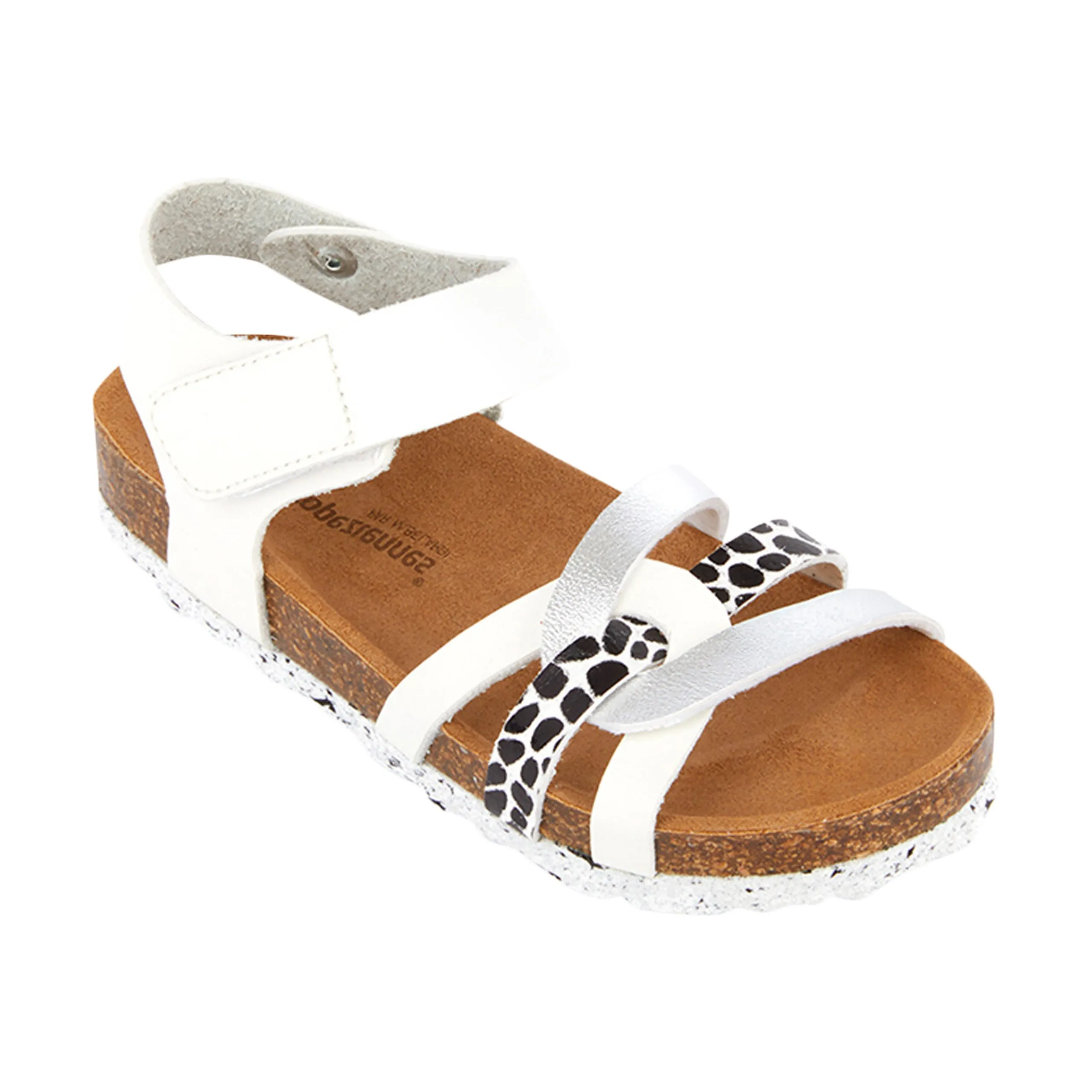 Sandales cuir enfant zana Blanc