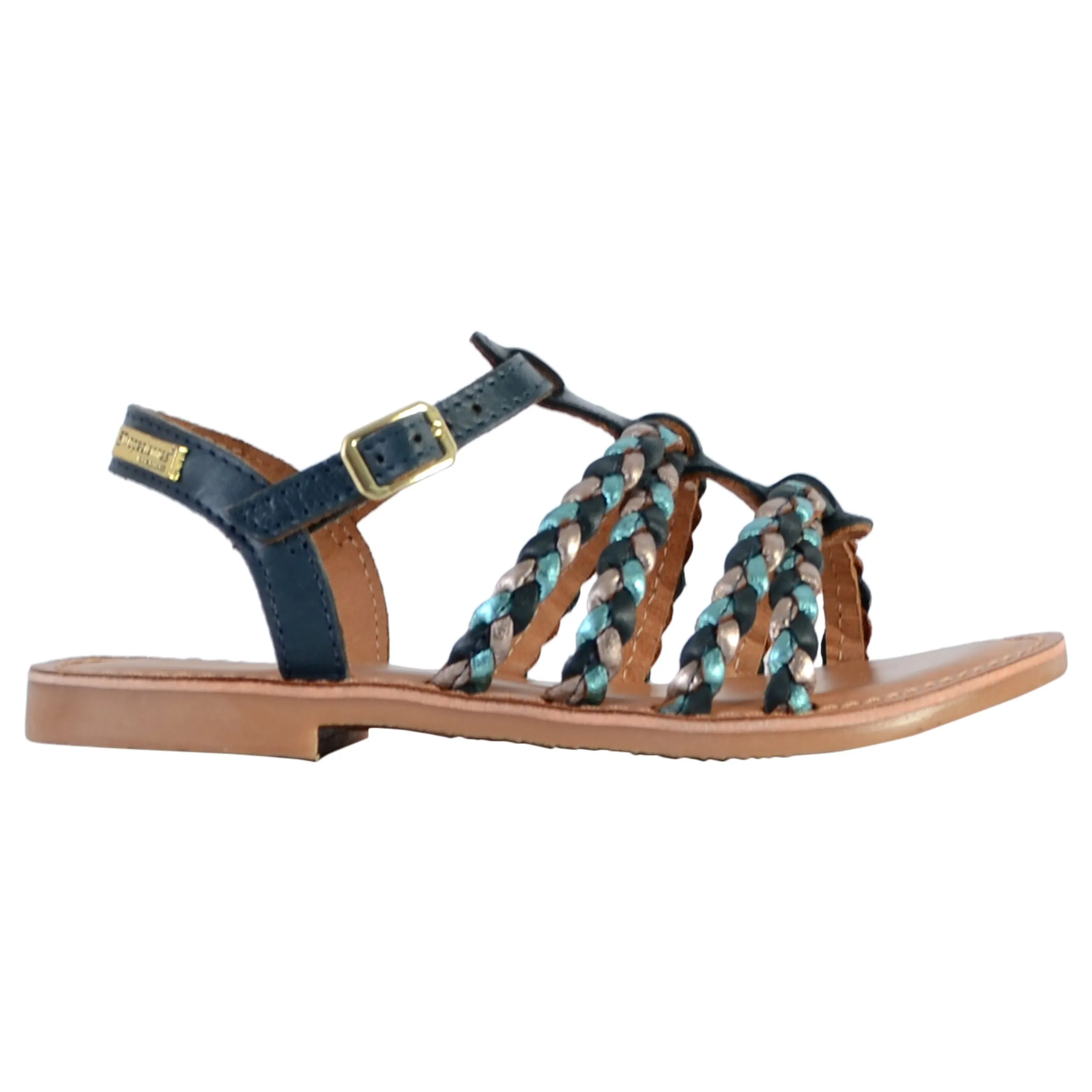 Sandale cuir enfant baia 423 Bleu