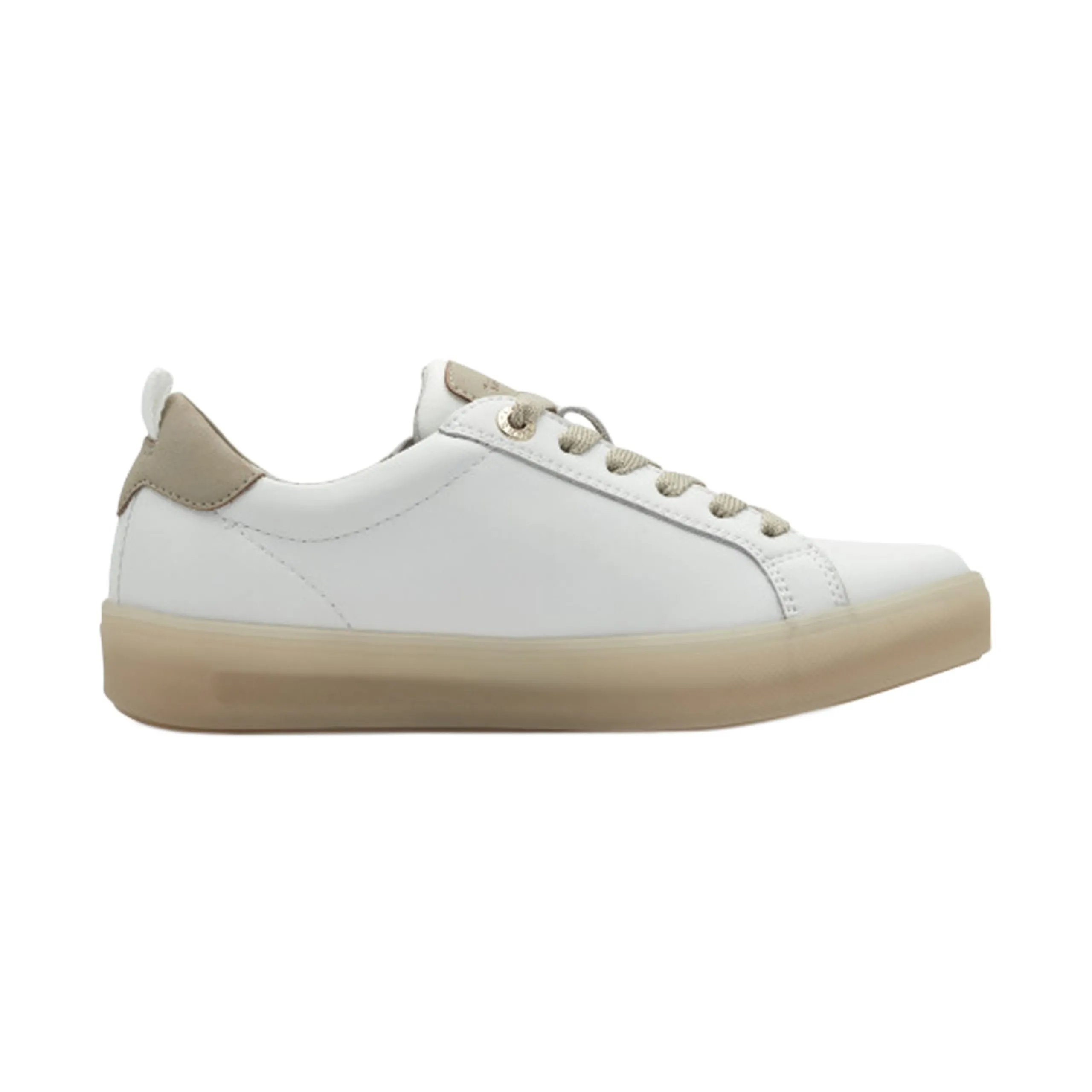 Basket basse cuir Blanc