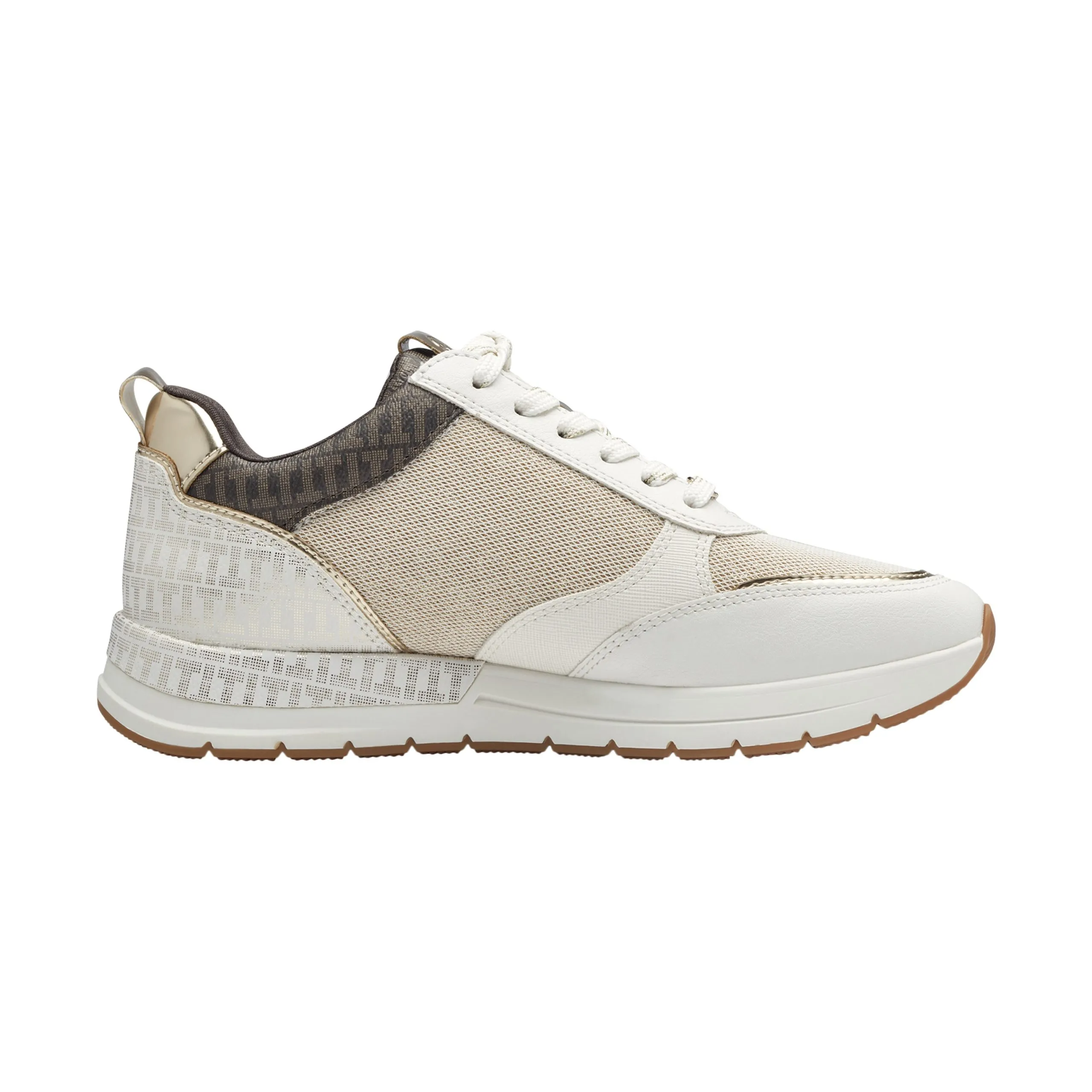 Basket à lacets Beige