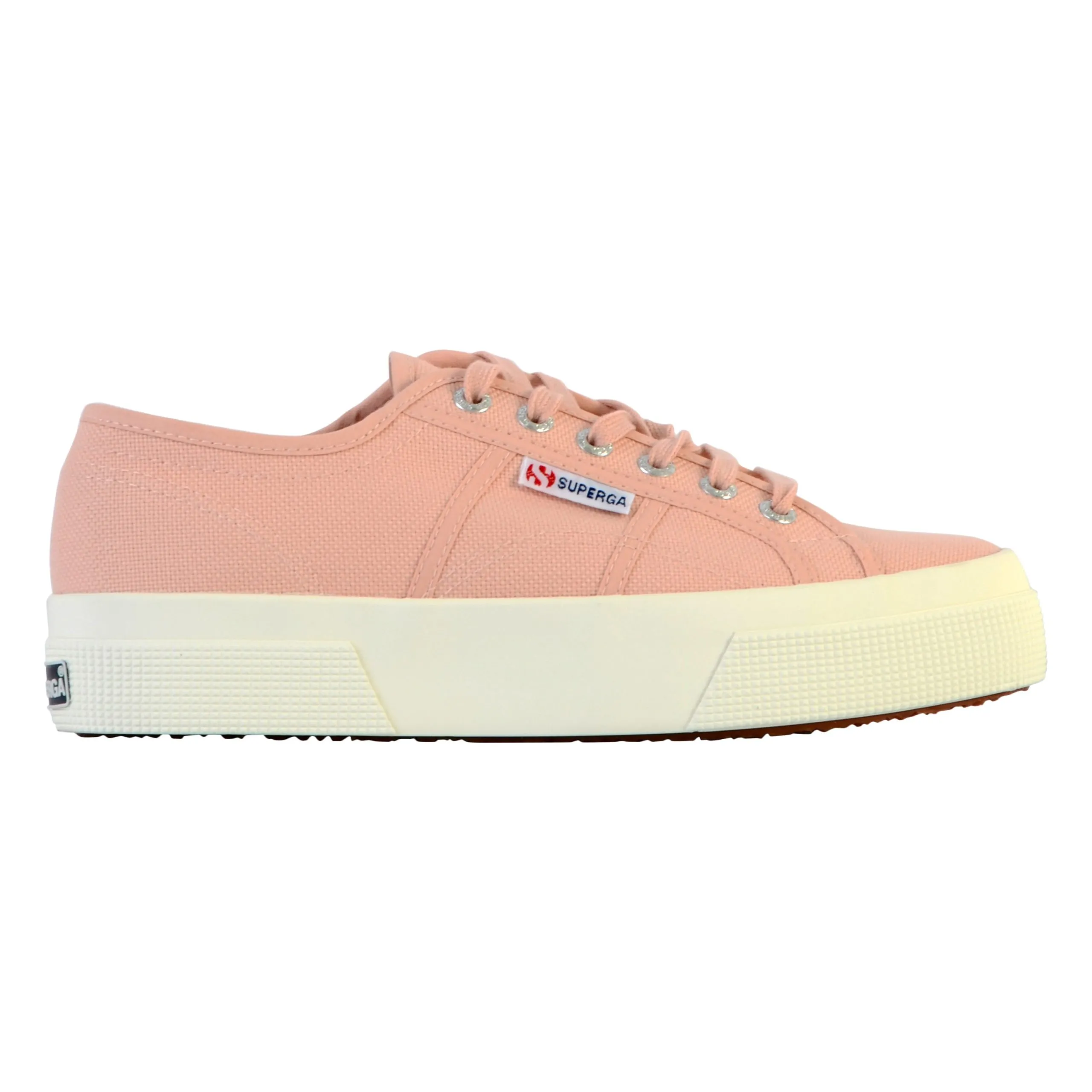Basket basse à lacets superga platform Rose
