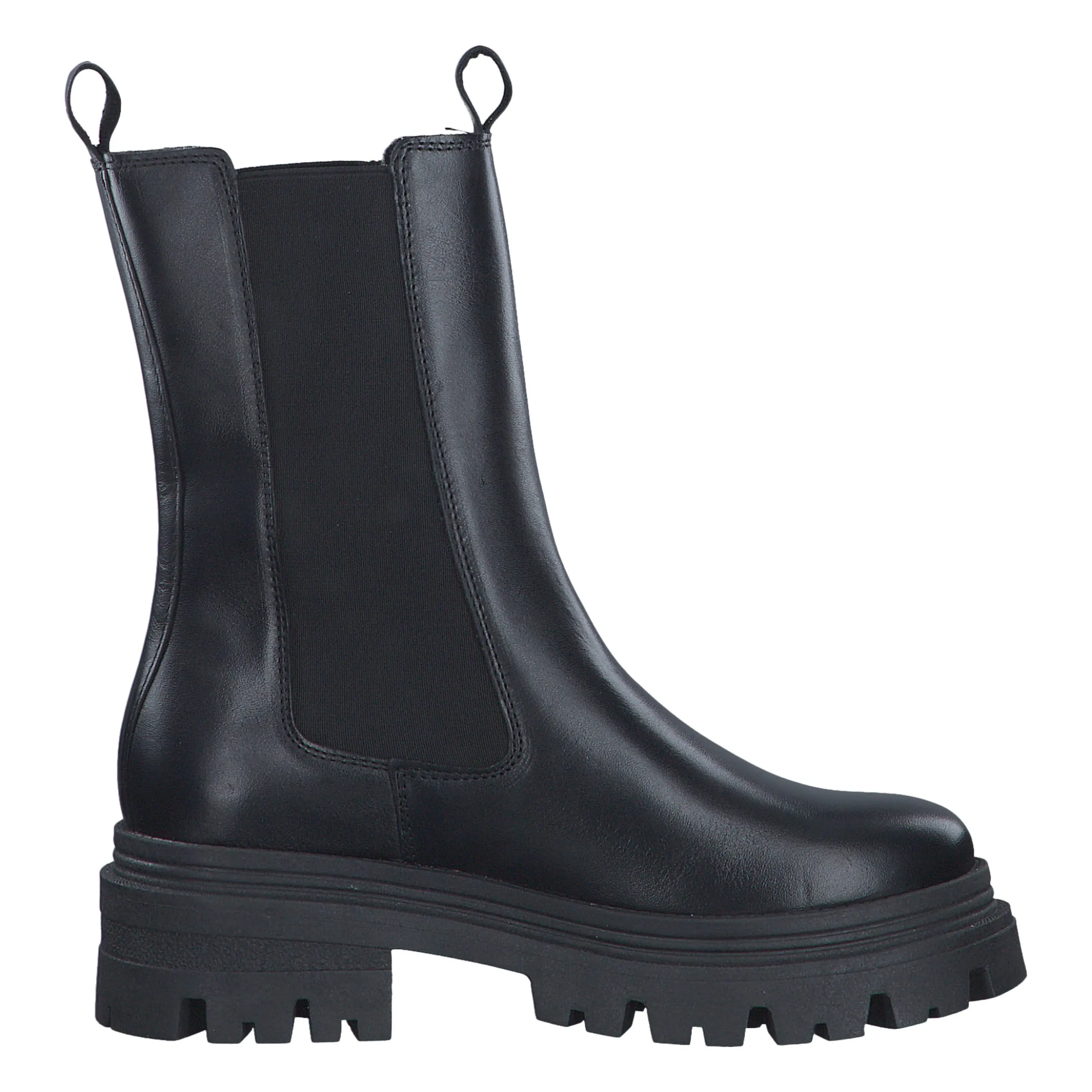Boot cuir Noir