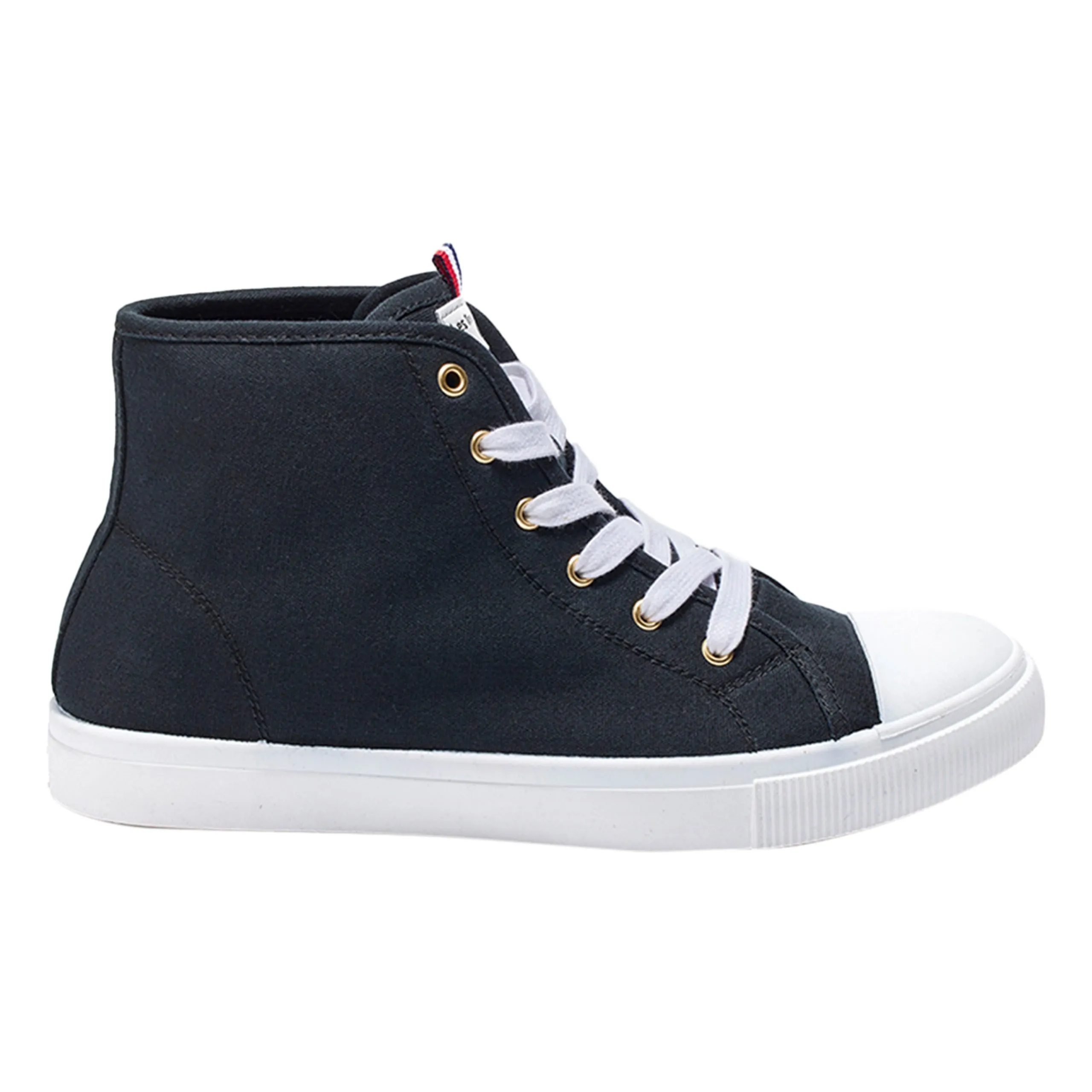 Basket montante cuir  chamane Noir