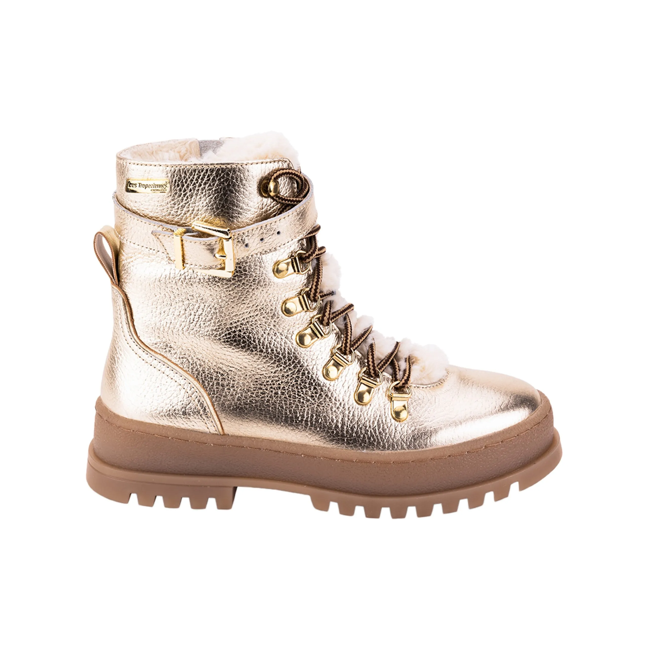 Bottines cuir  valeria Doré