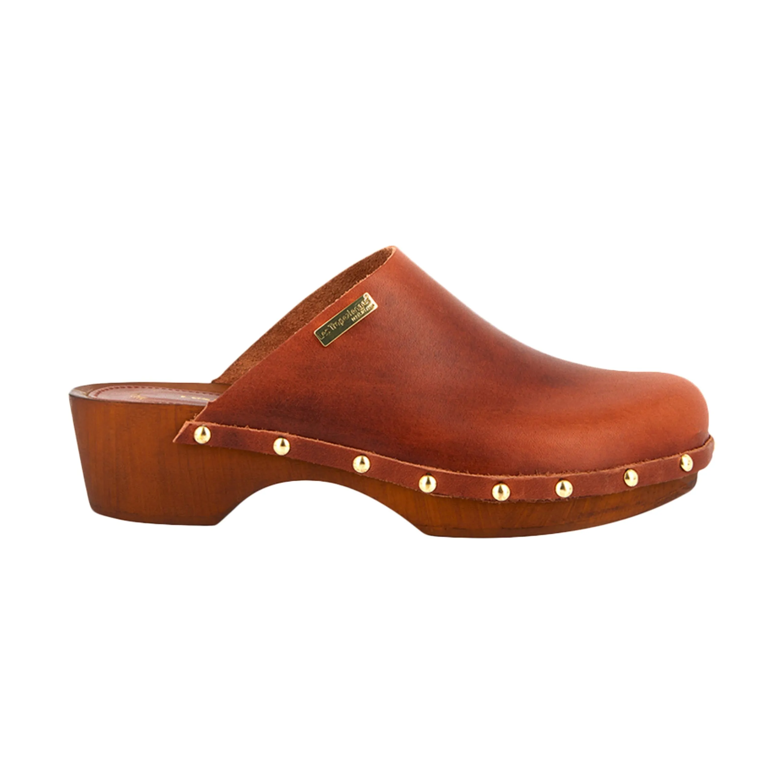 Sabot plat cuir tonsabo Marron