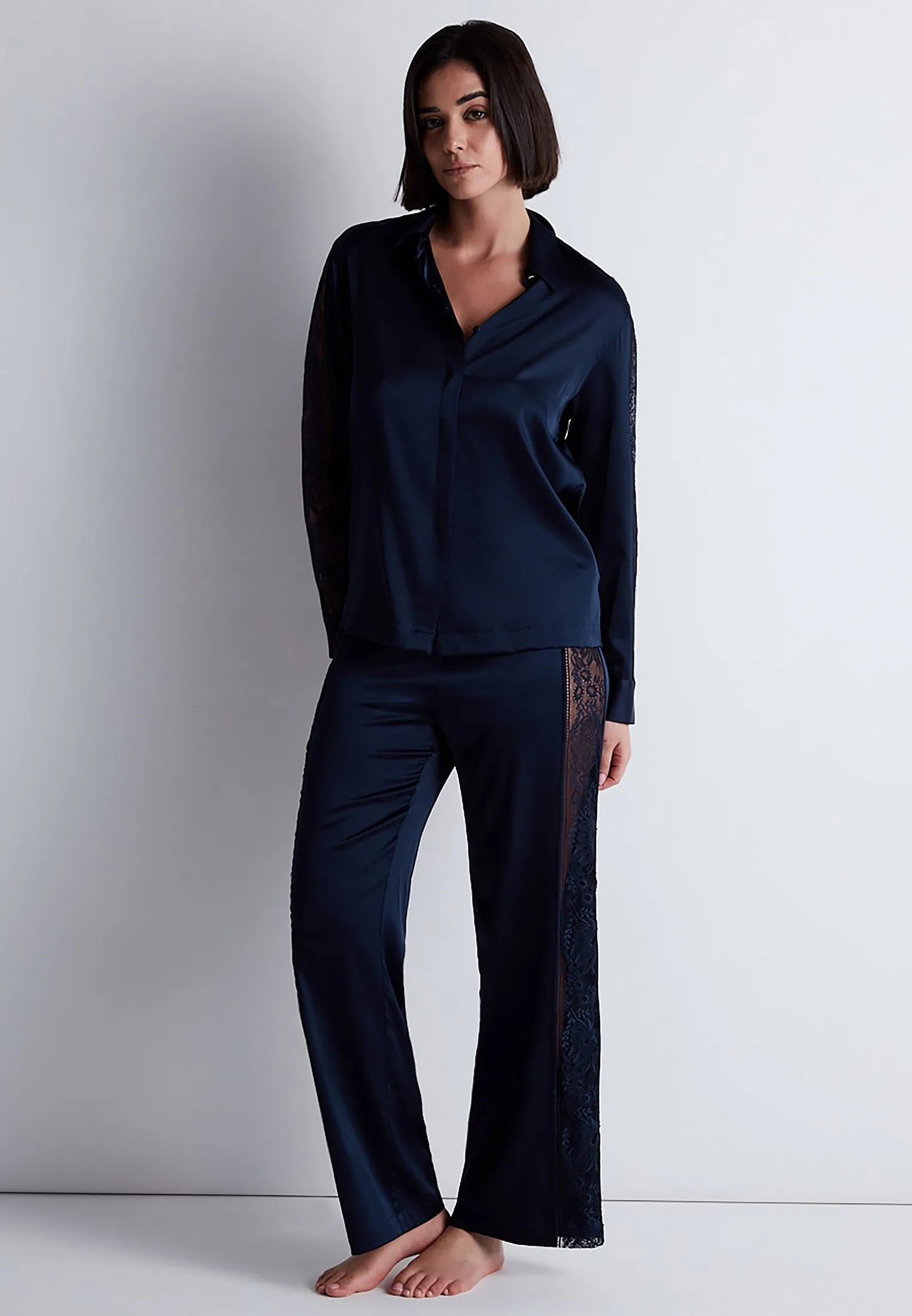 Chemisier Bleu MIDNIGHT WHISPER