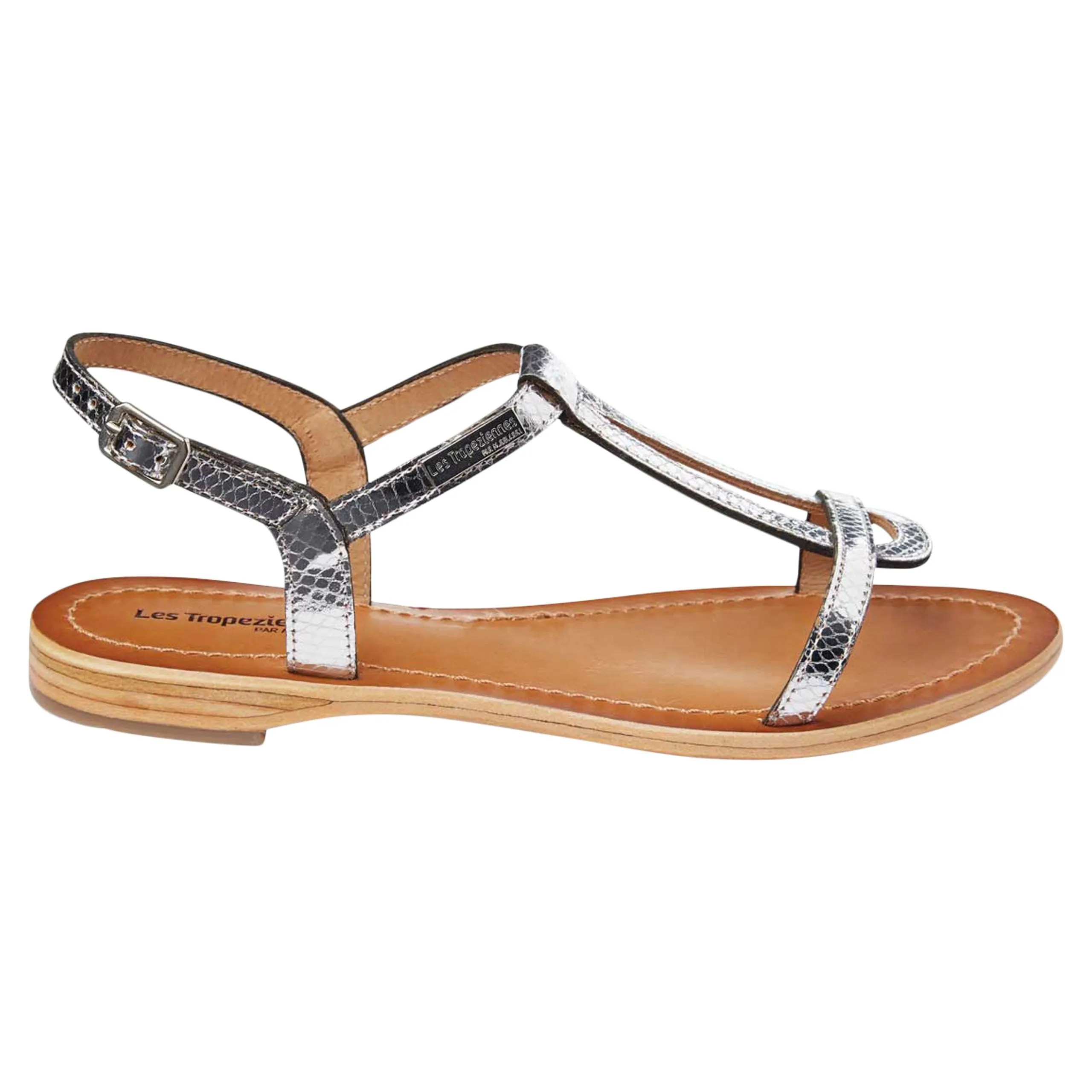 Sandales cuir  hamat Argent