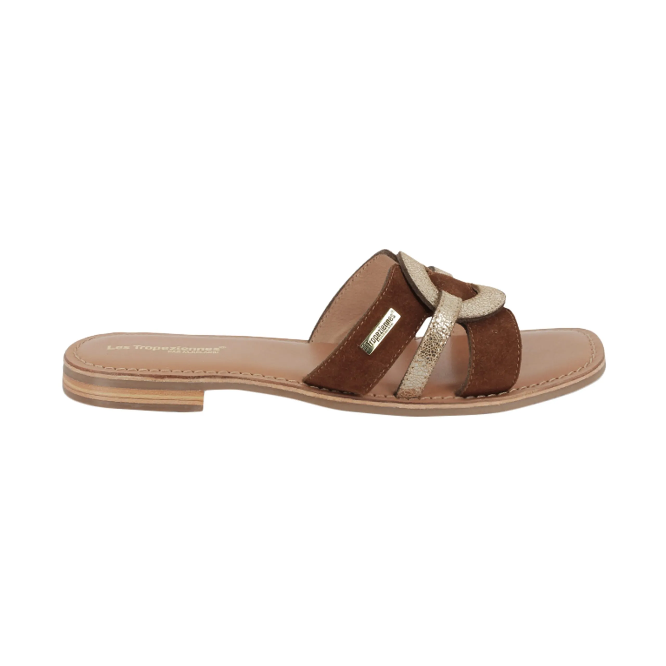 Sandales cuir hevita Marron