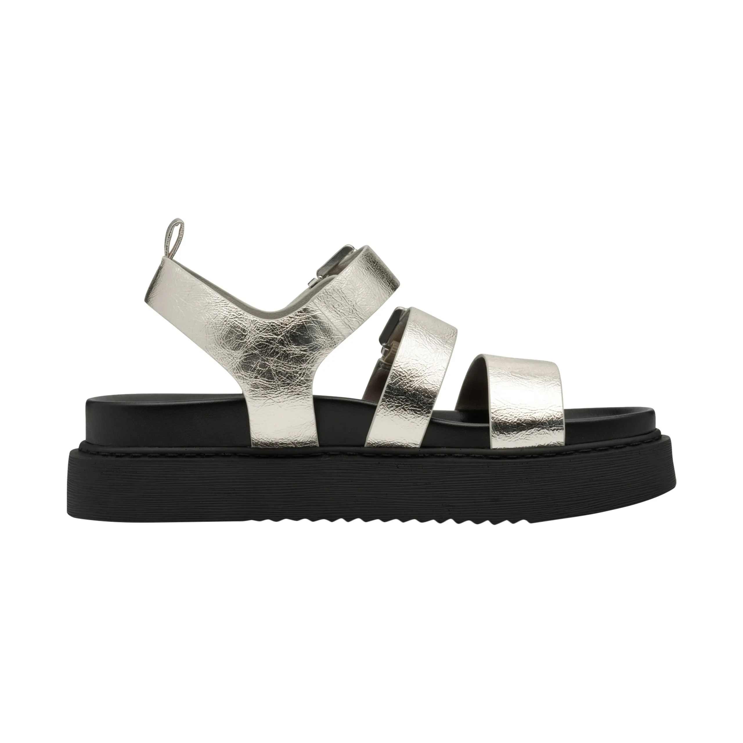 Sandale à brides Gris