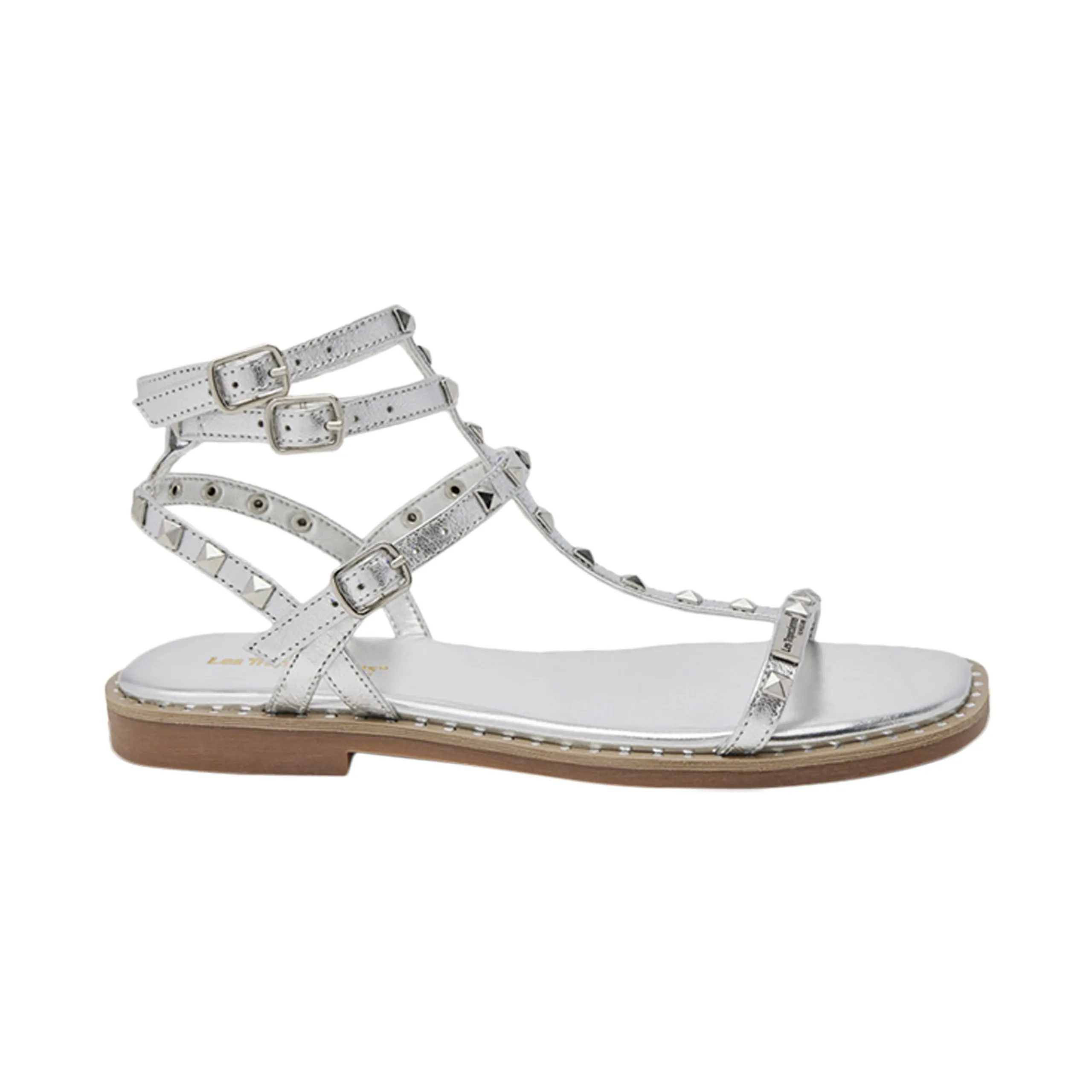 Sandales cuir par m.belarbi coralie Argent