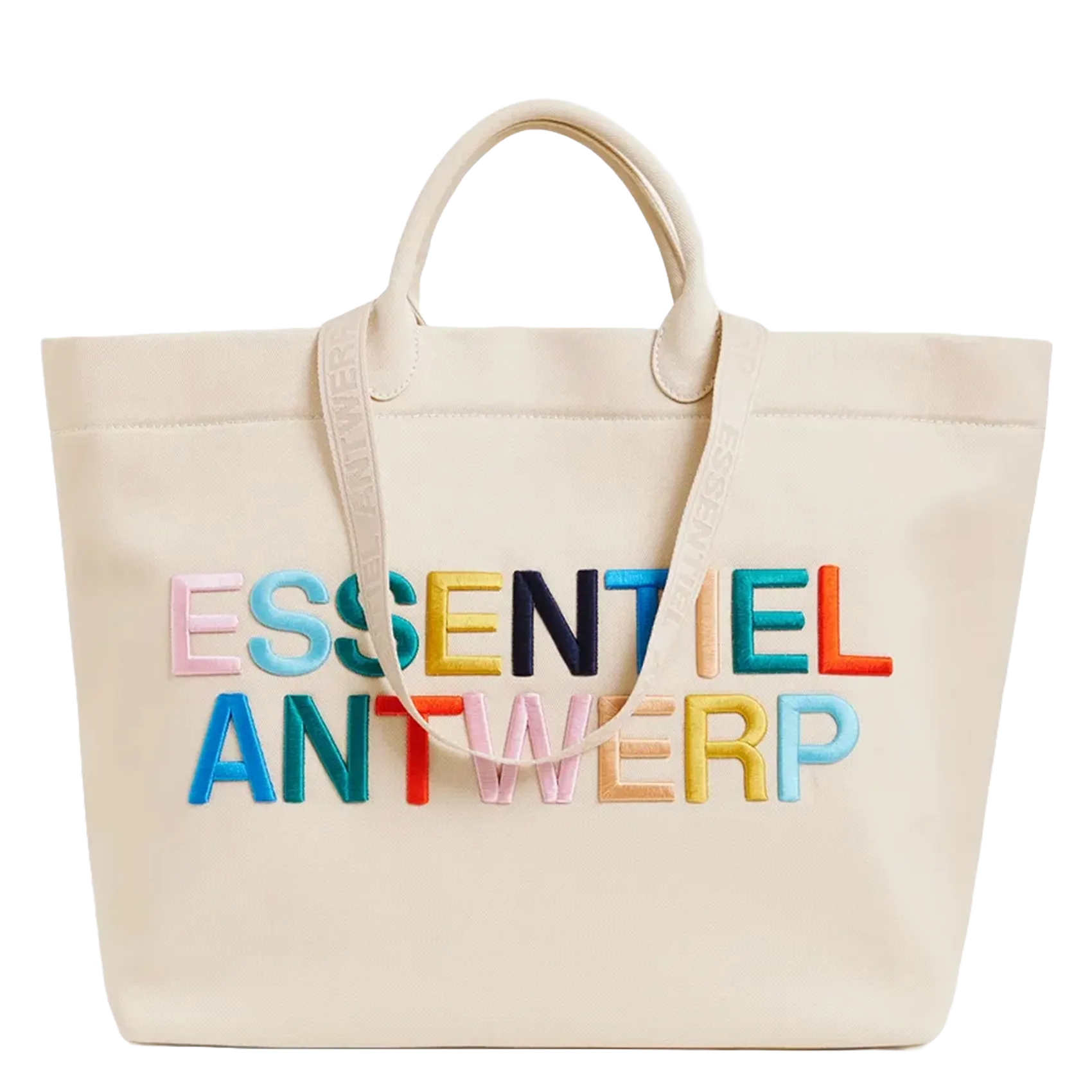 Sac cabas brodé Blanc HEDNESS