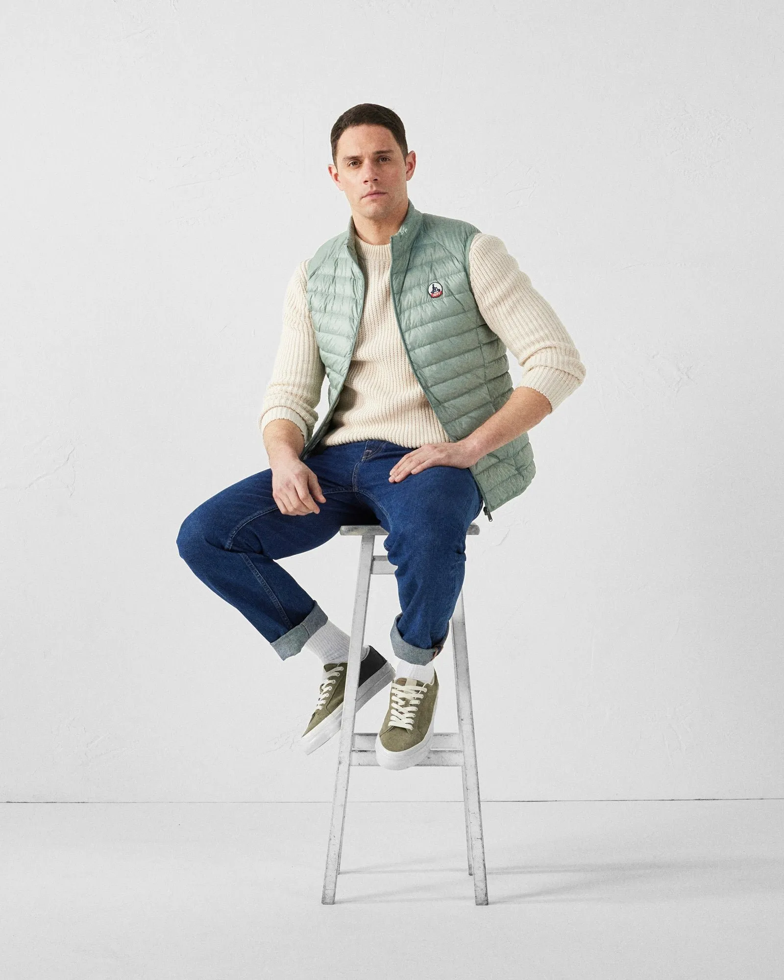 Doudoune sans manches tom Vert