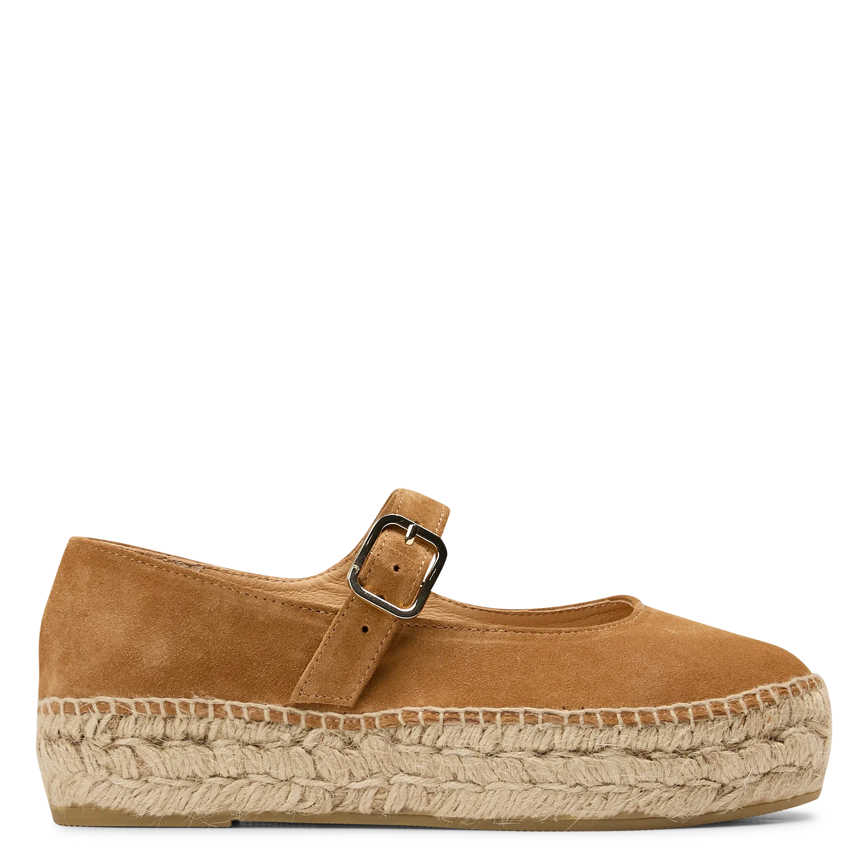 Espadrilles en cuir Marron JOCELINE
