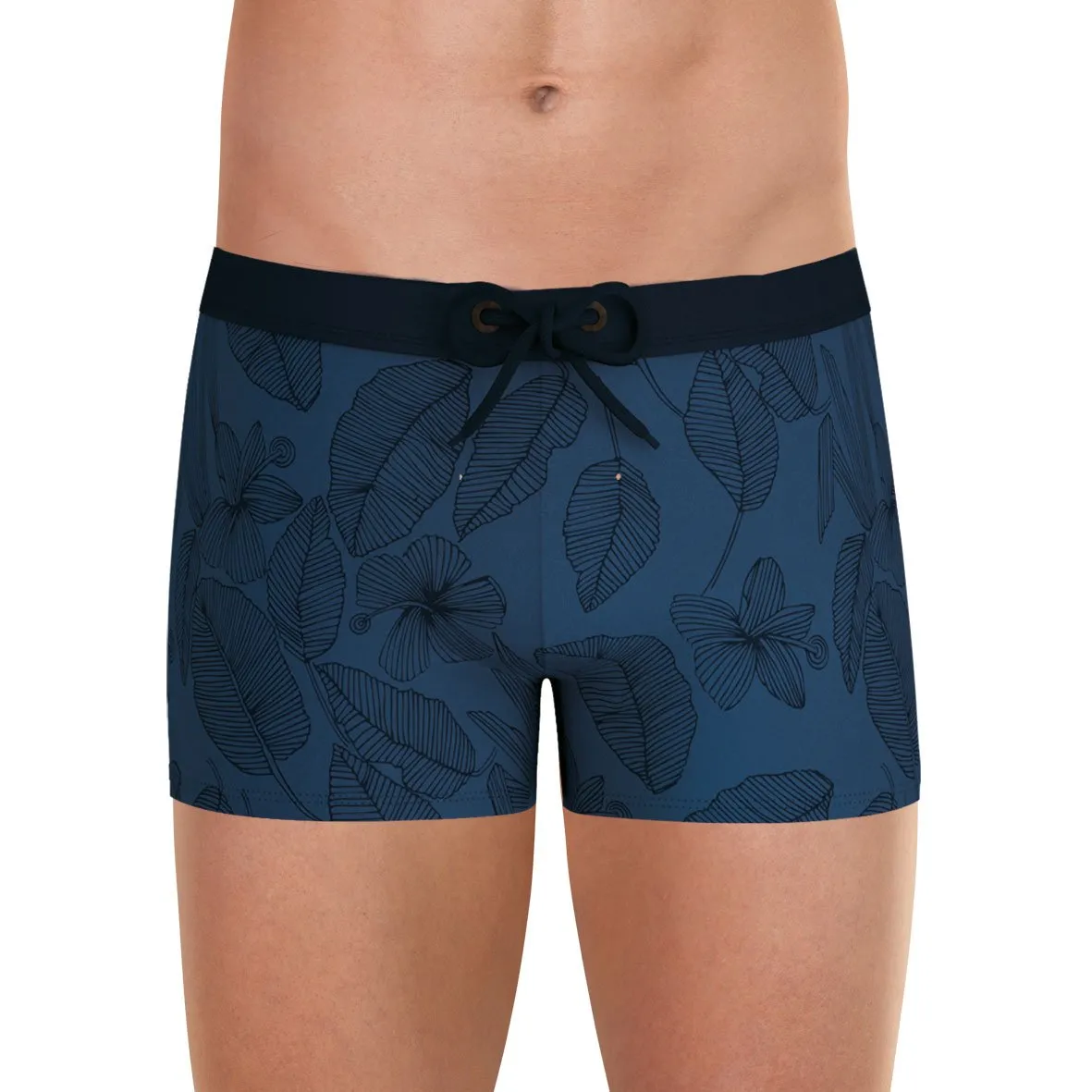 Boxer de bain homme fibres recyclées trendy eminence Bleu